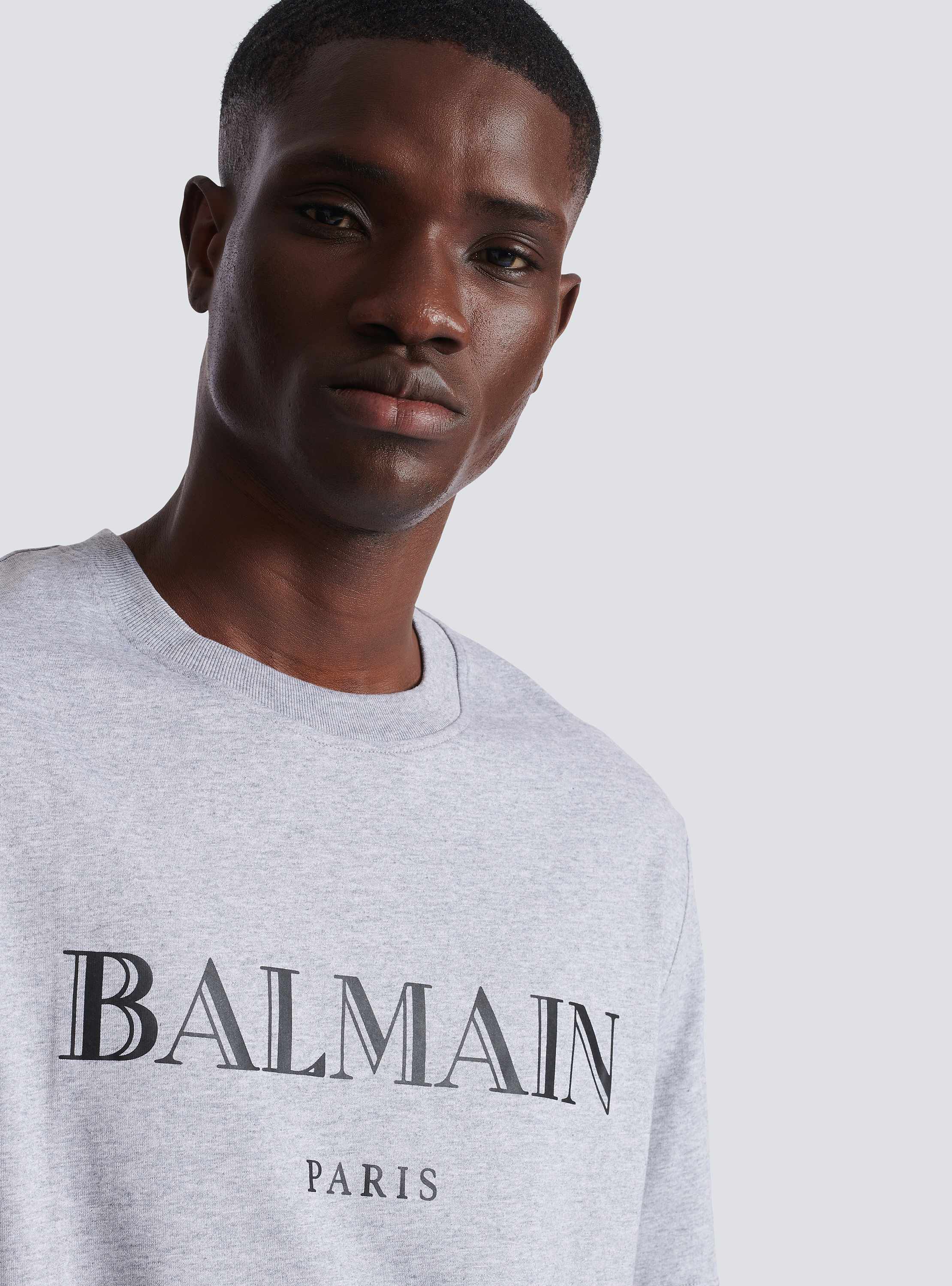 T-shirt with Balmain print