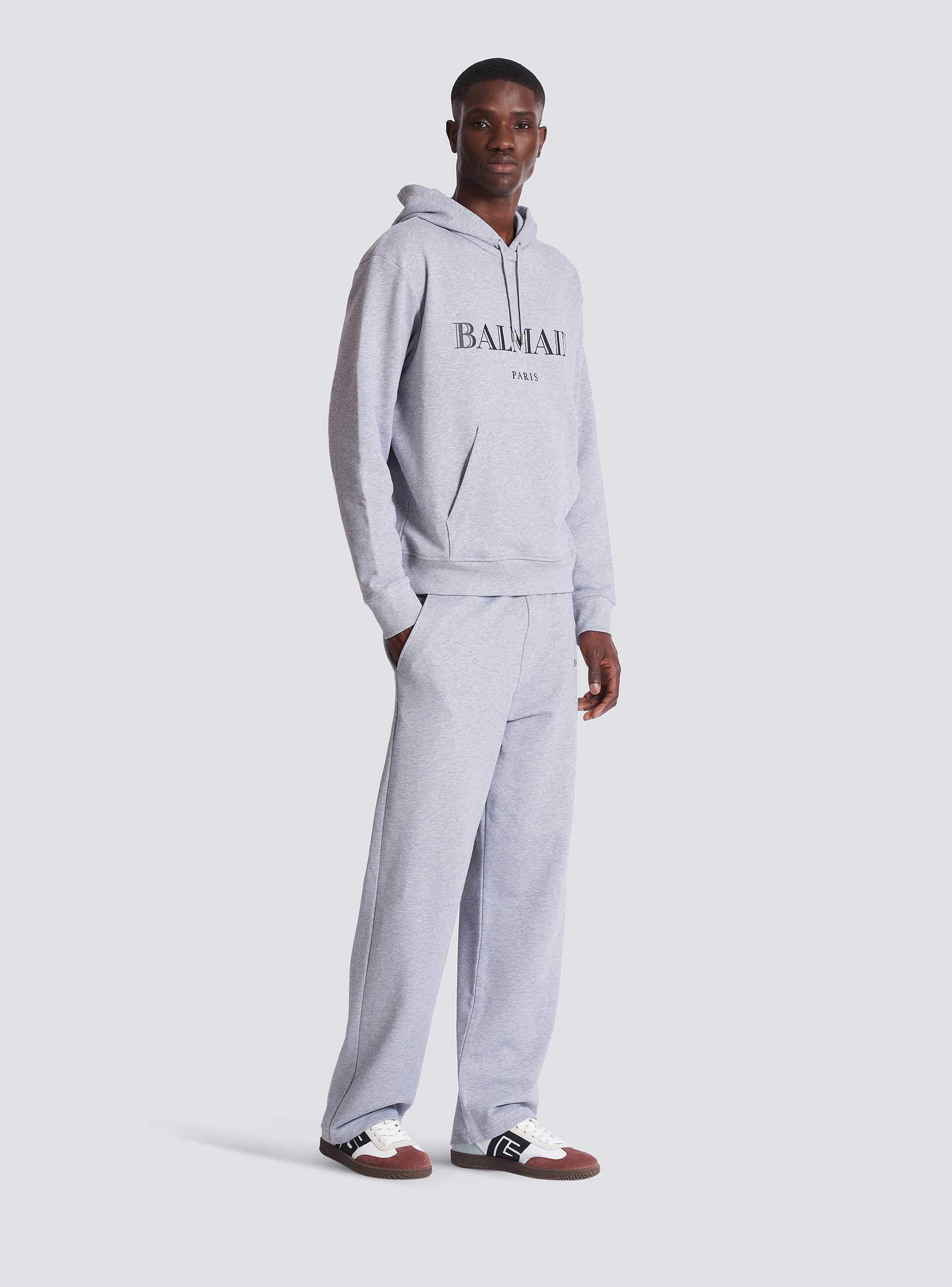 Balmain printed hoodie