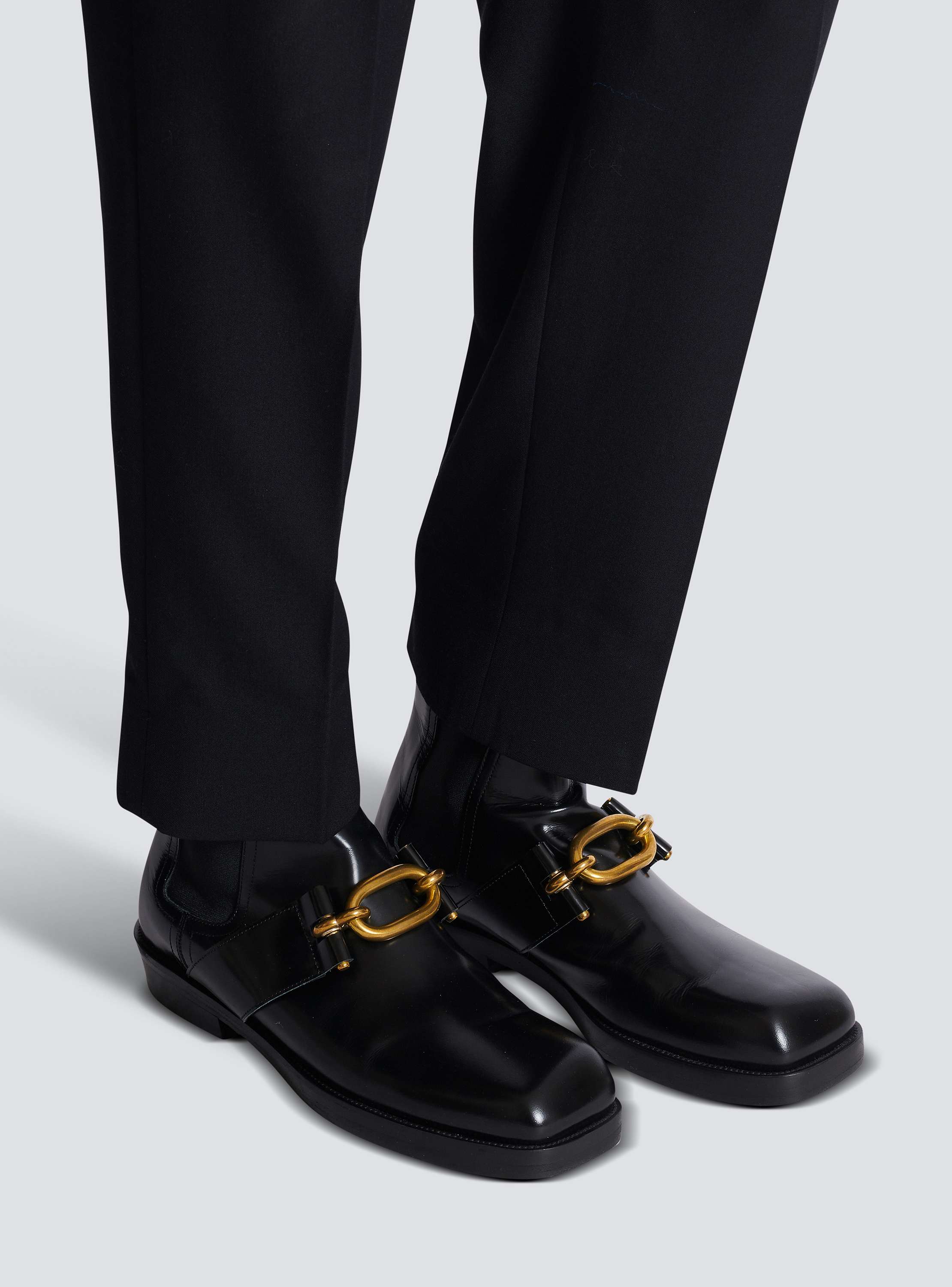 Sync Chelsea boots in glazed leather