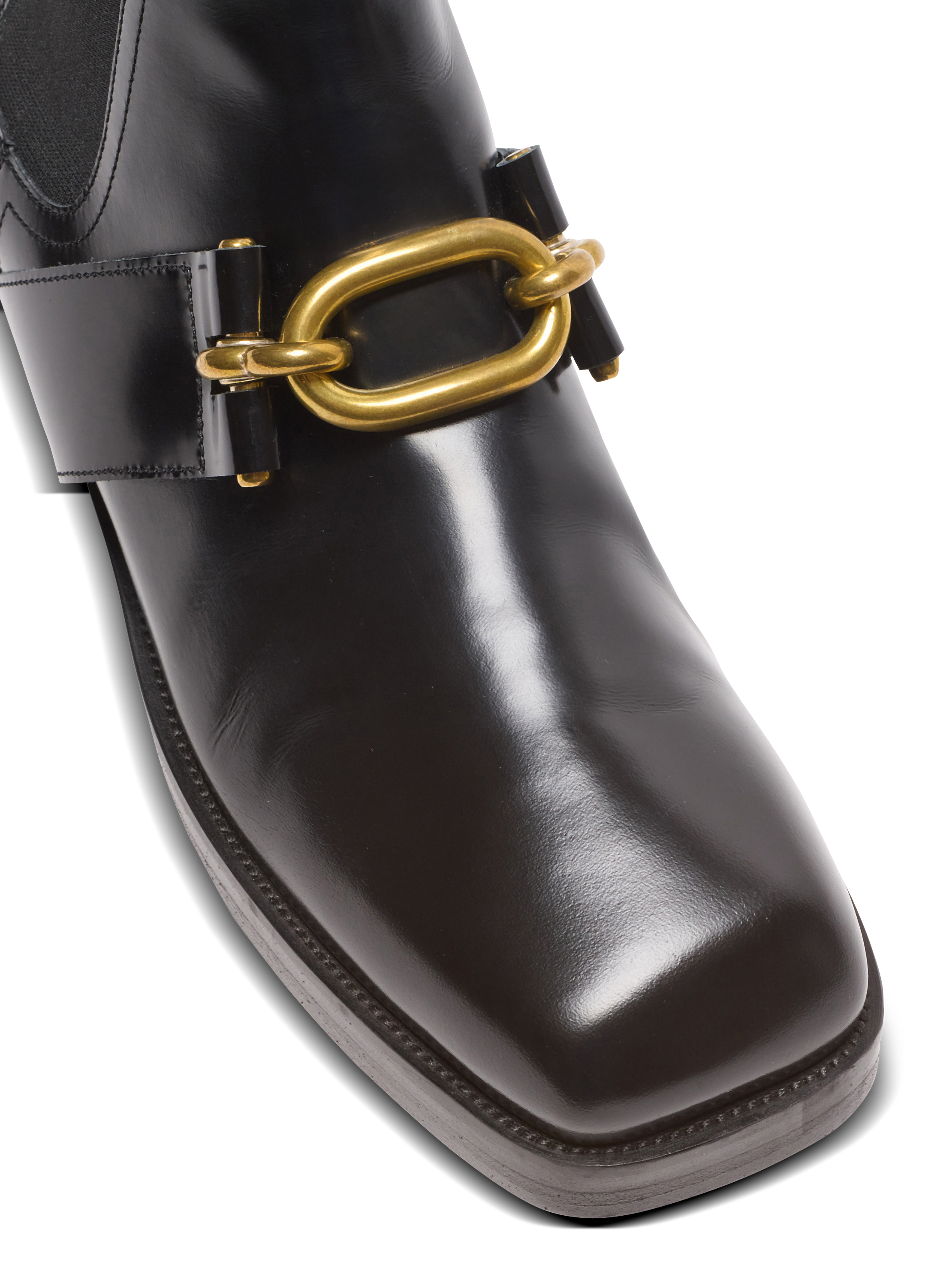 Sync Chelsea boots in glazed leather