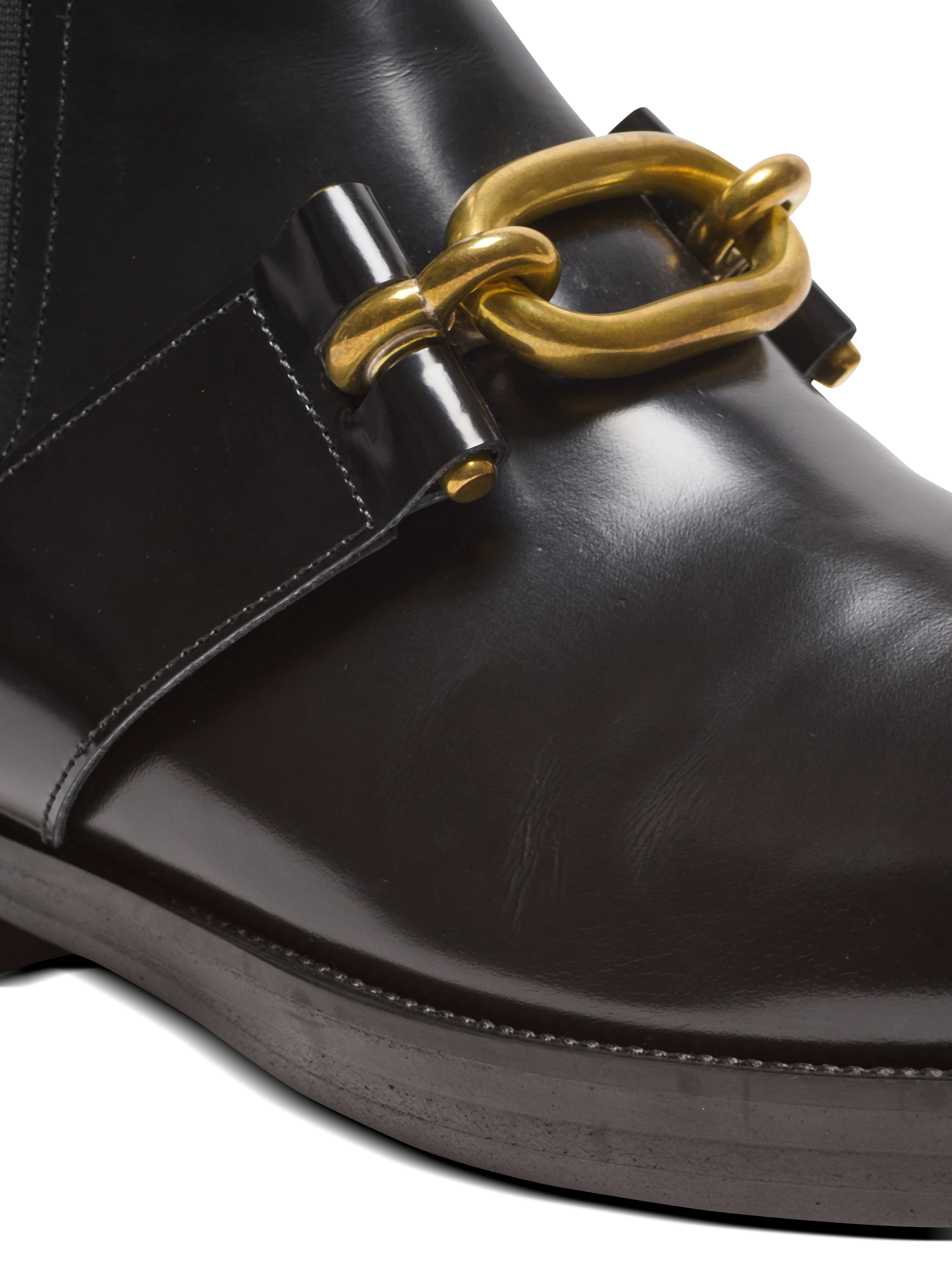 Sync Chelsea boots in glazed leather