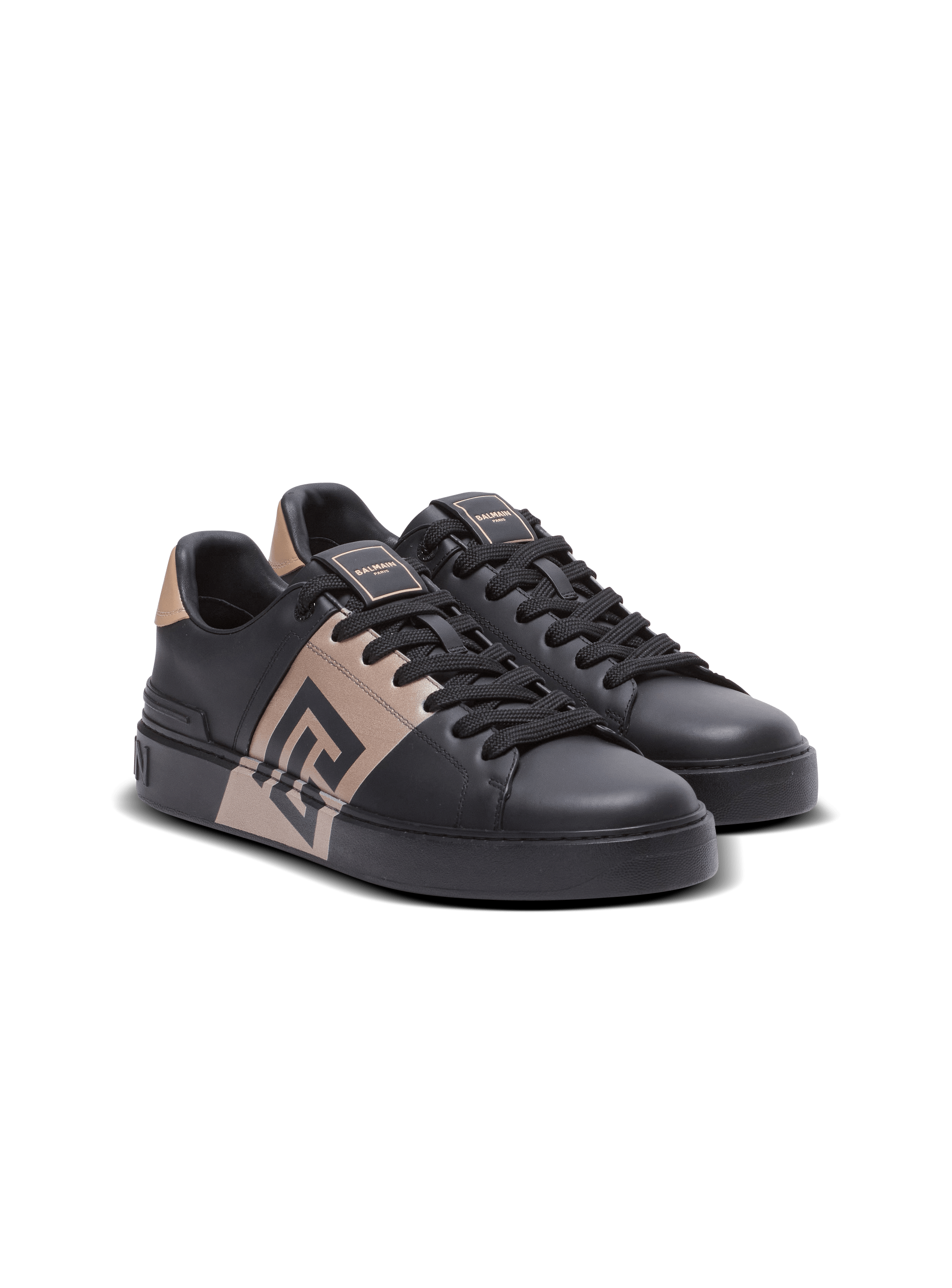 B-Court trainers in calfskin