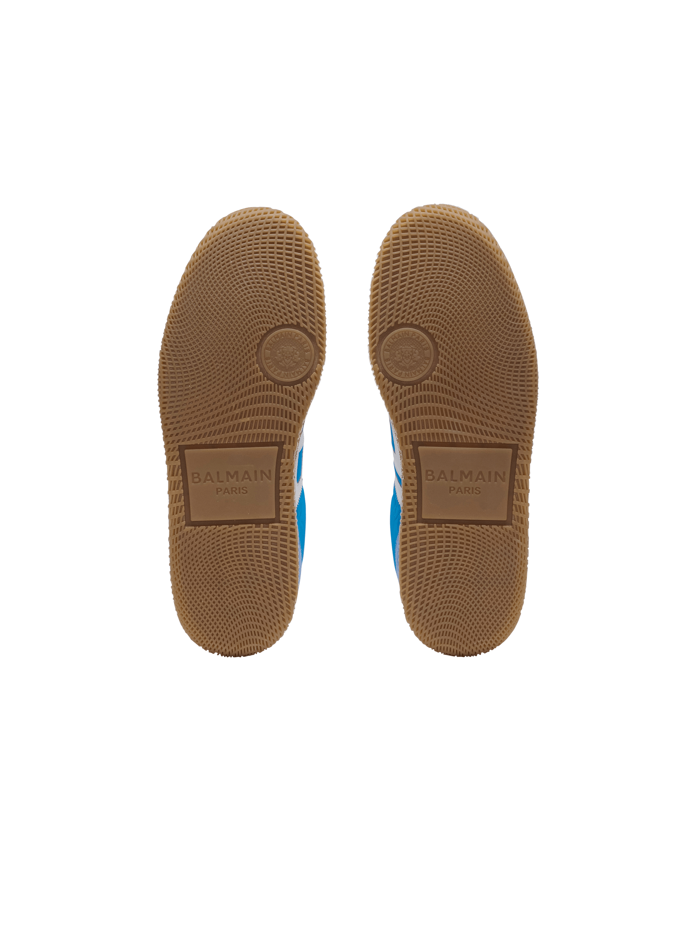 Balmain Swan trainers in leather, suede and nylon