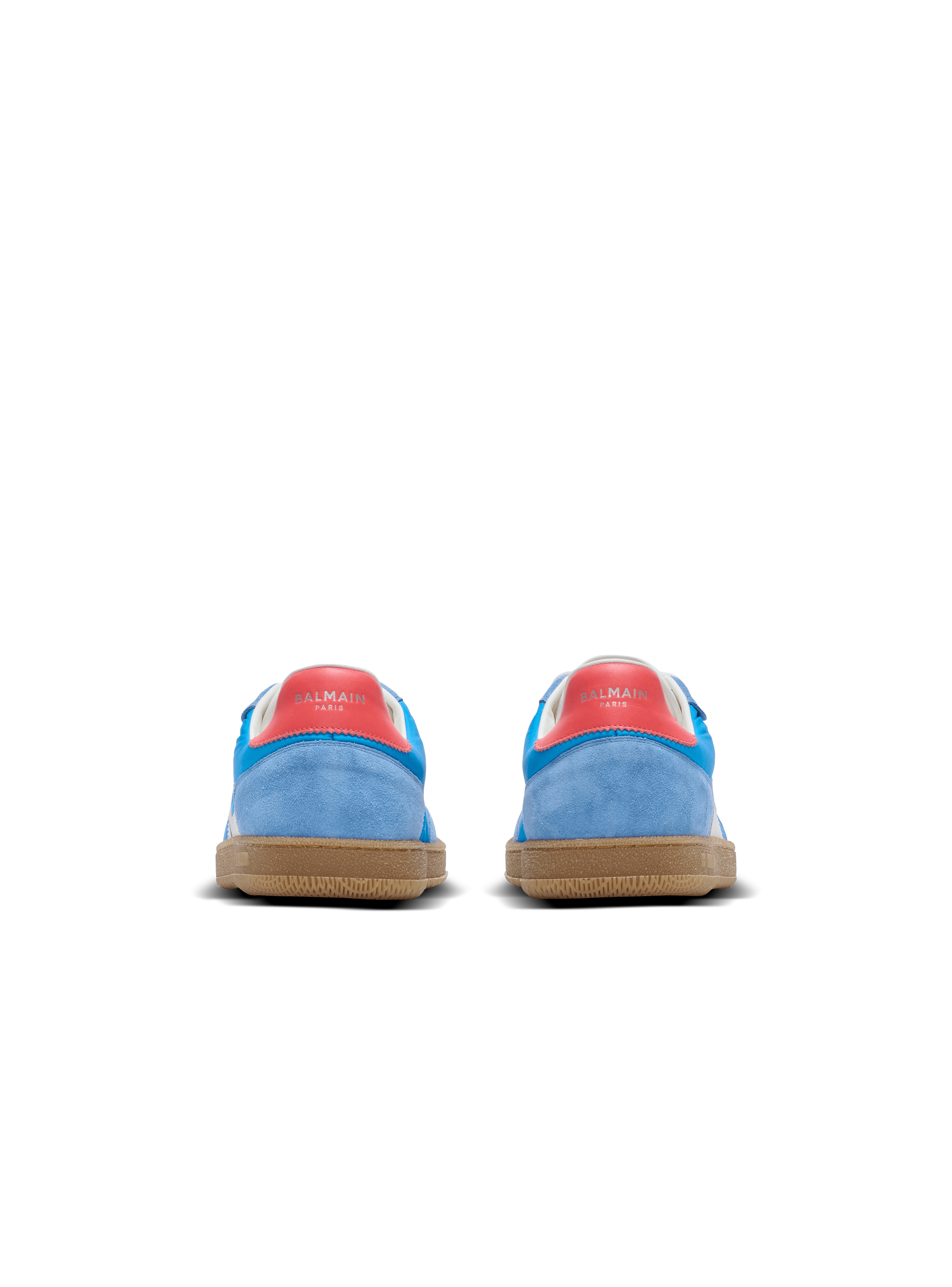 Balmain Swan trainers in leather, suede and nylon