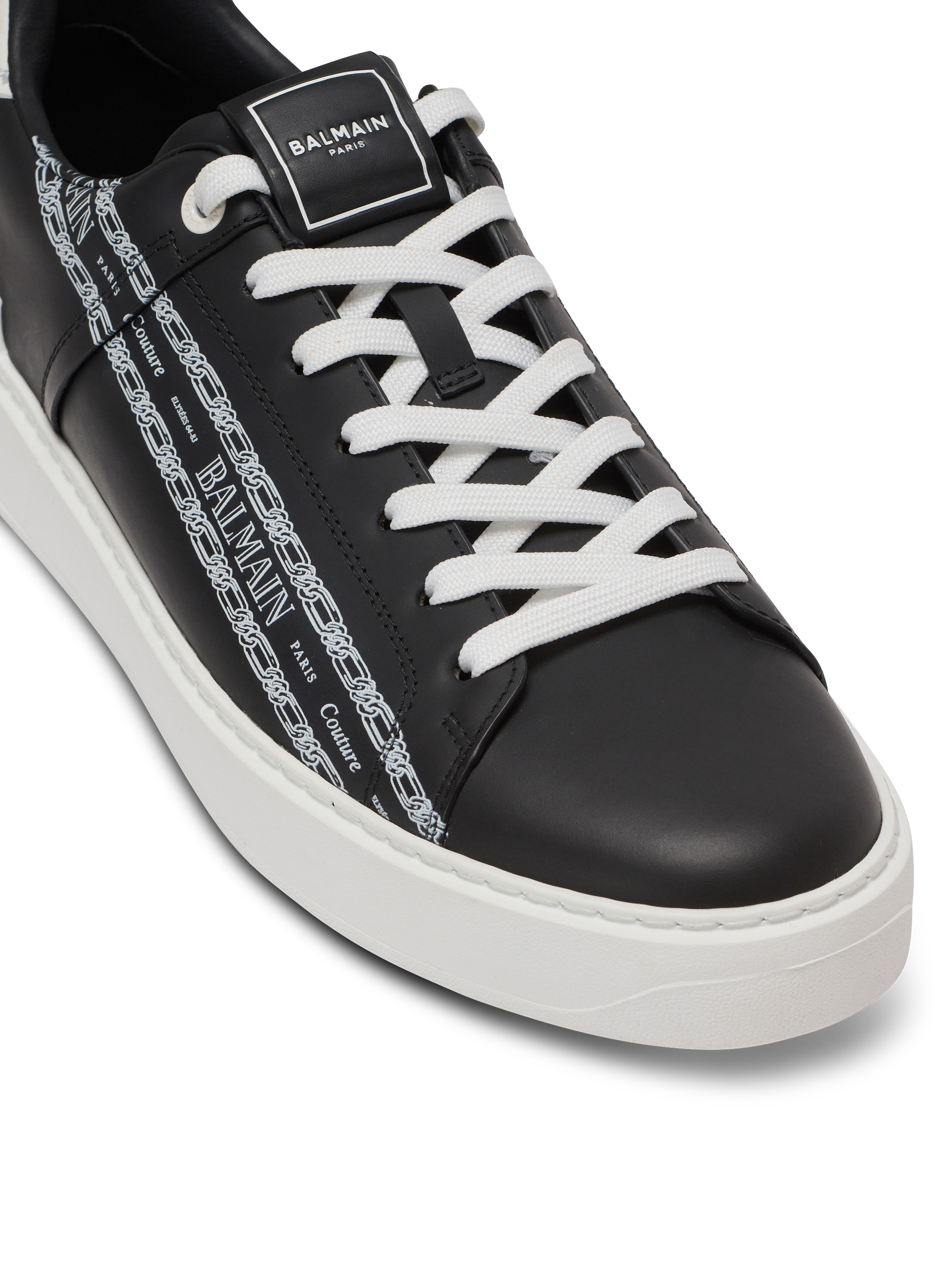 B-Court printed calfskin trainers