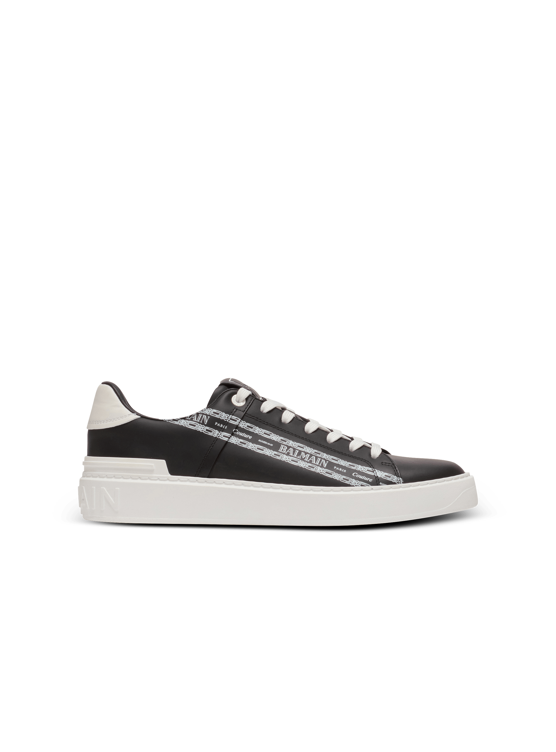 B-Court printed calfskin trainers
