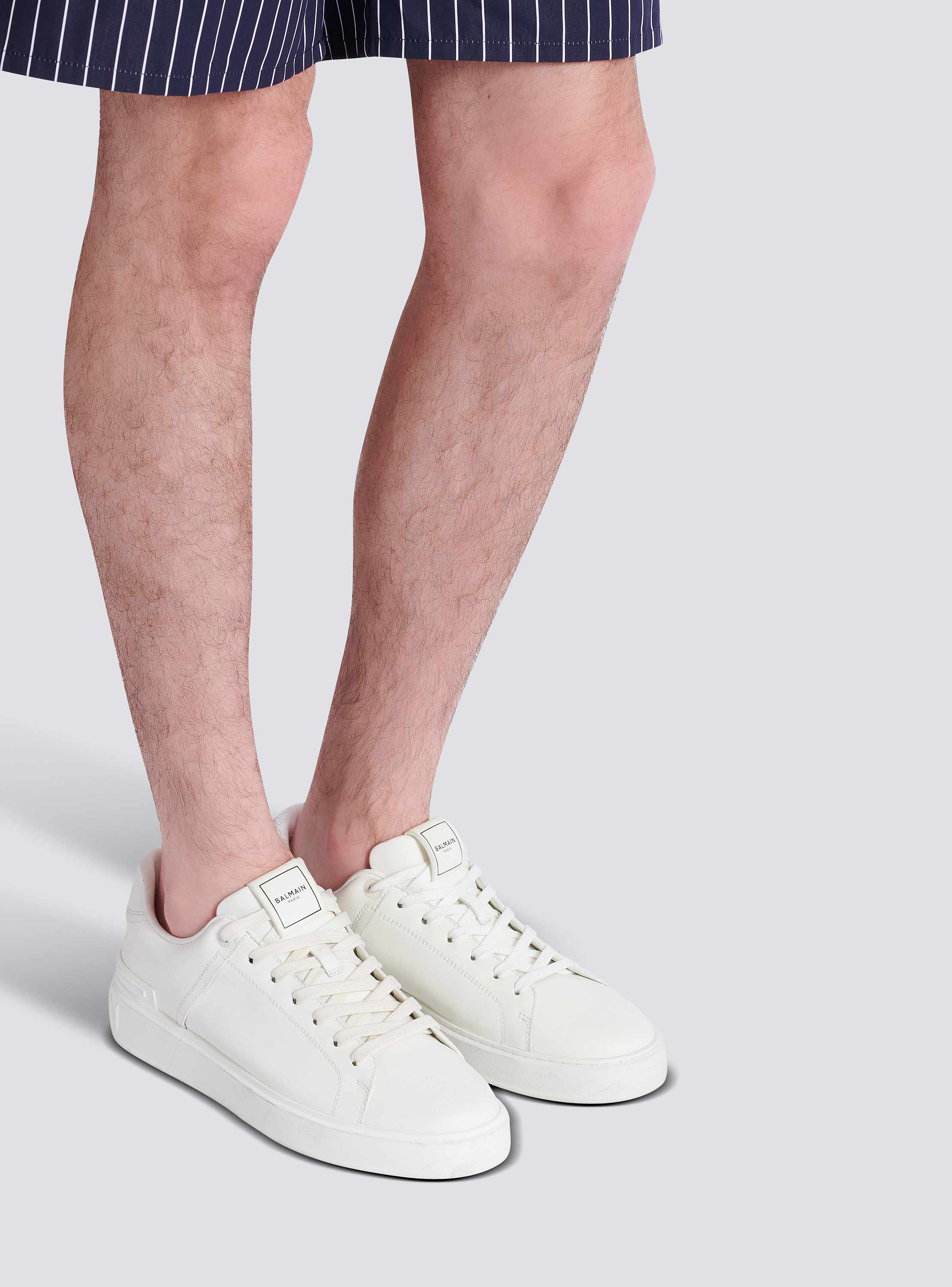 B-Court trainers in calfskin - Men | BALMAIN