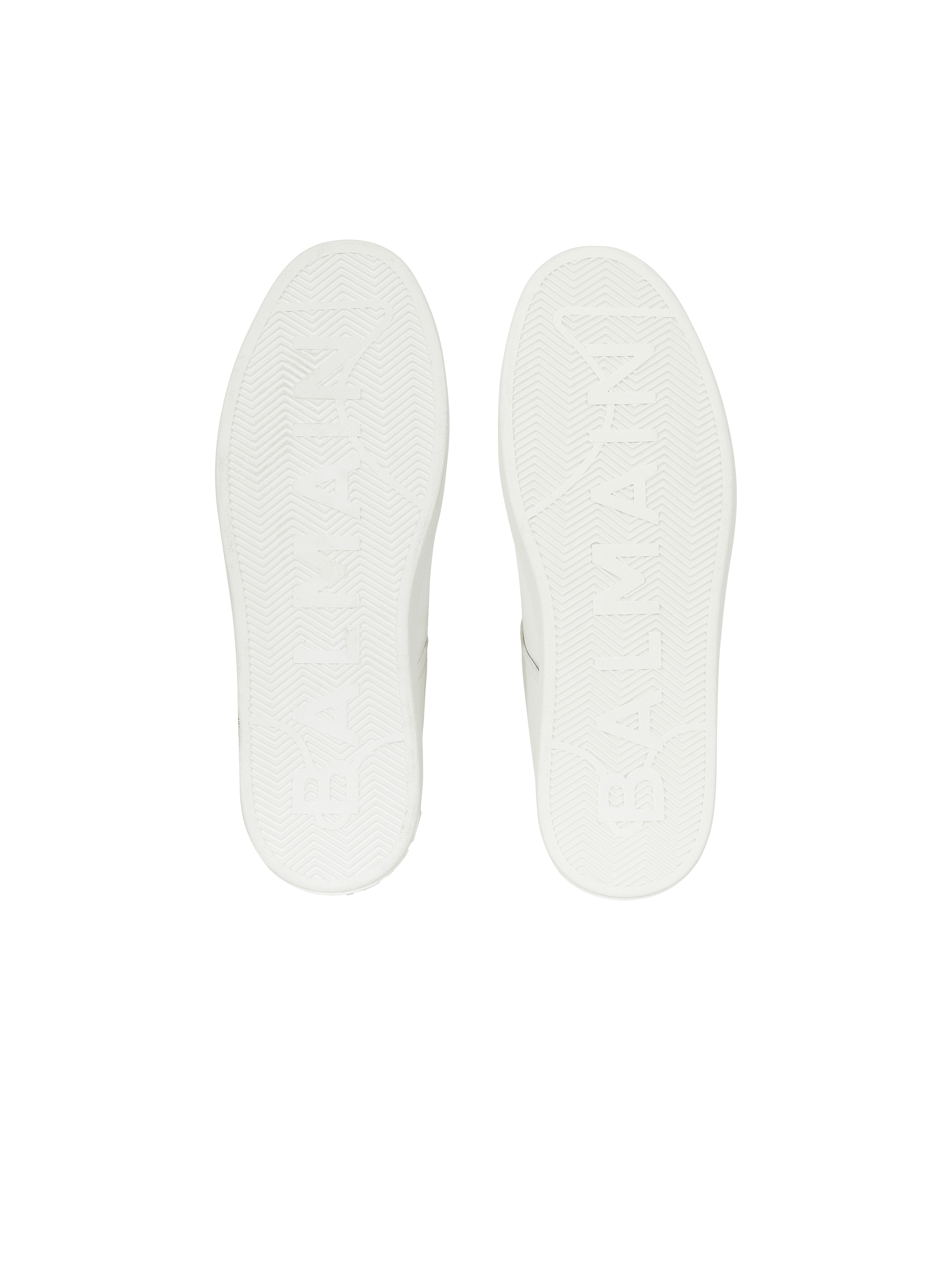 BALMAIN Bコトロトッフスニカ AM0VI288LVTR 0FA B-Court trainers in calfskin - Men | BALMAIN