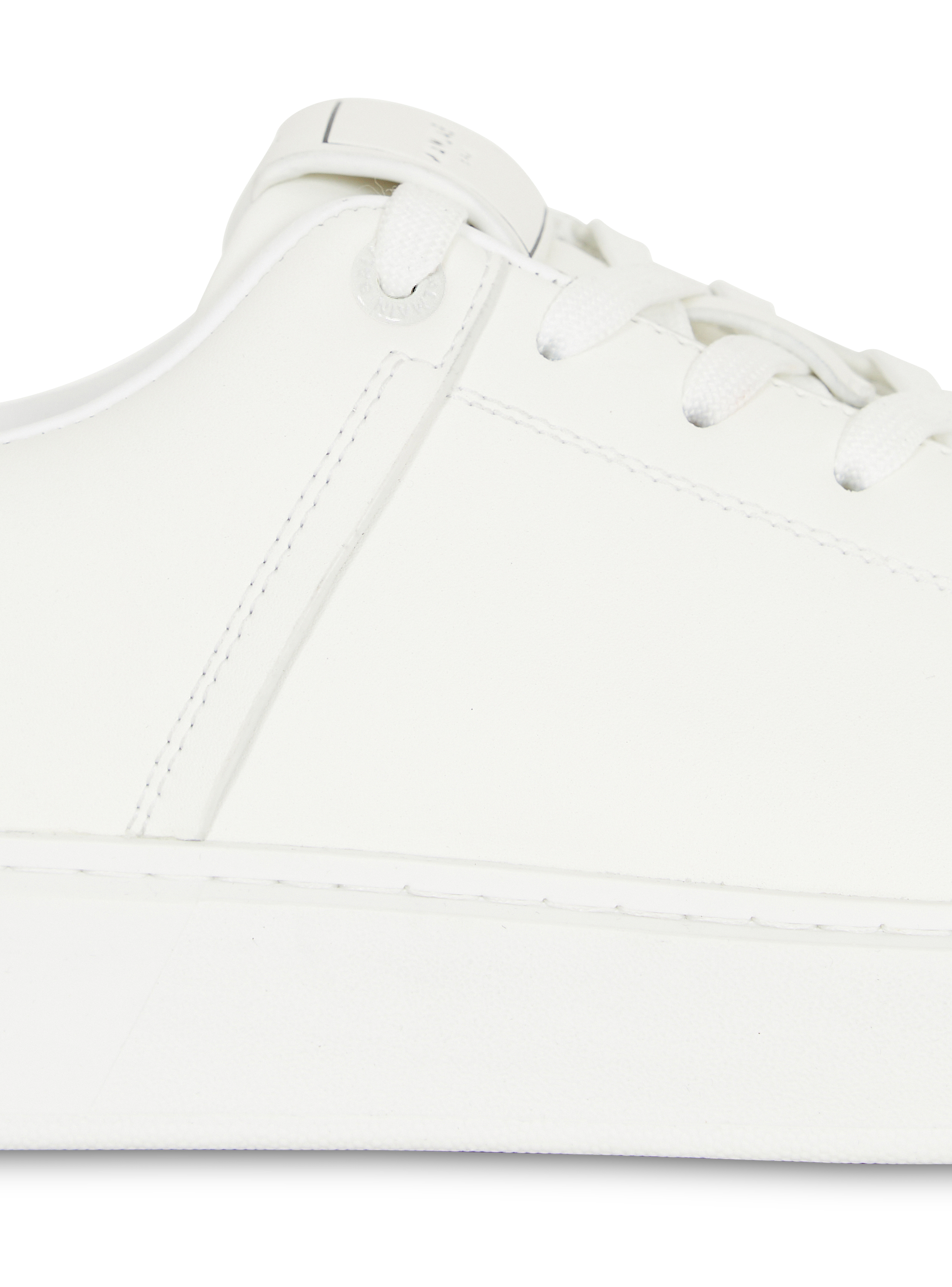 【関税込み】B-Court Sneakers - Balmain - Leather - White B-Court trainers in calfskin - Men | BALMAIN