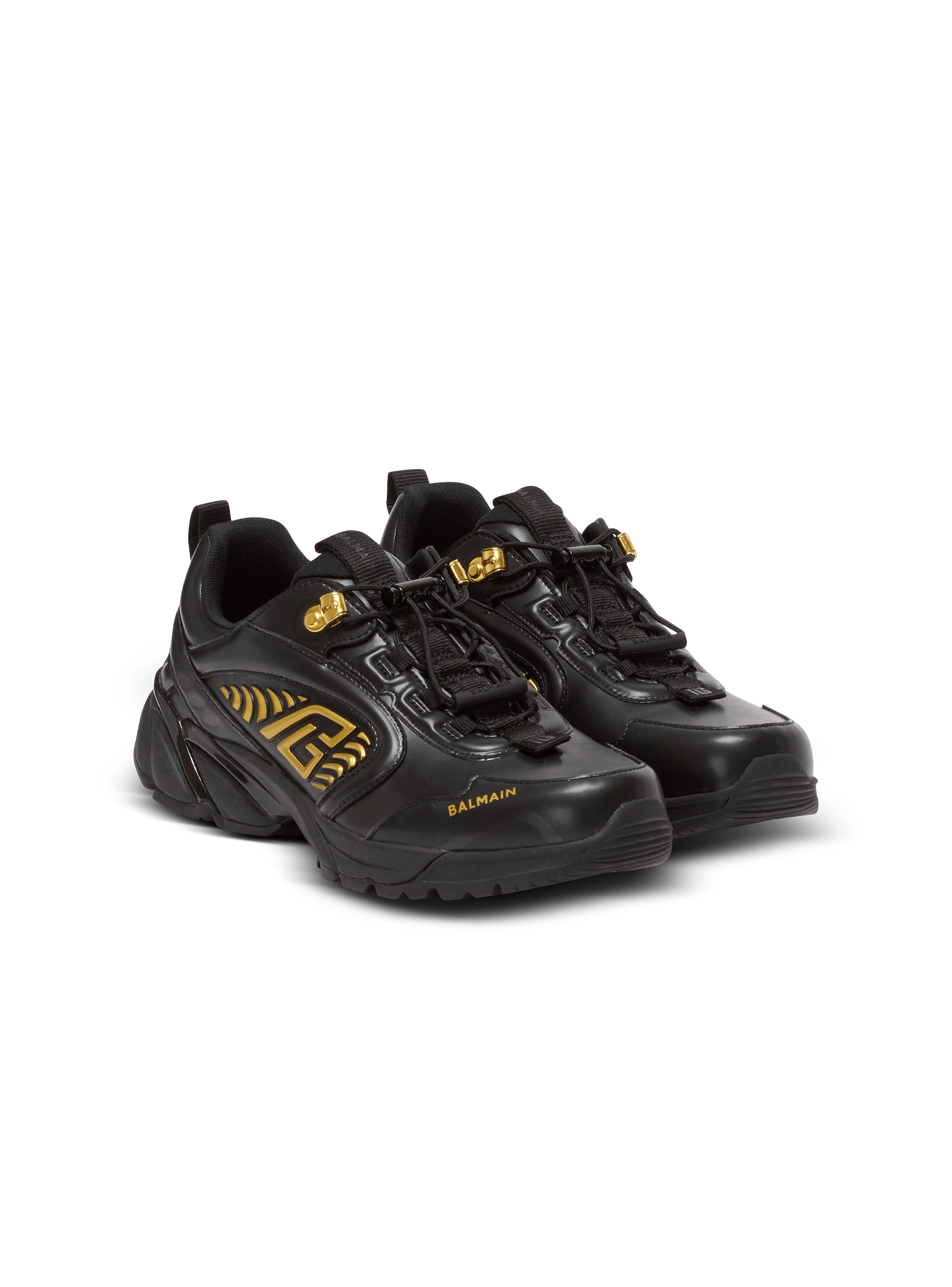 【関税込み】Cosmic Dust Sneakers - Balmain - Leather - Neutr Cosmic Dust | BALMAIN