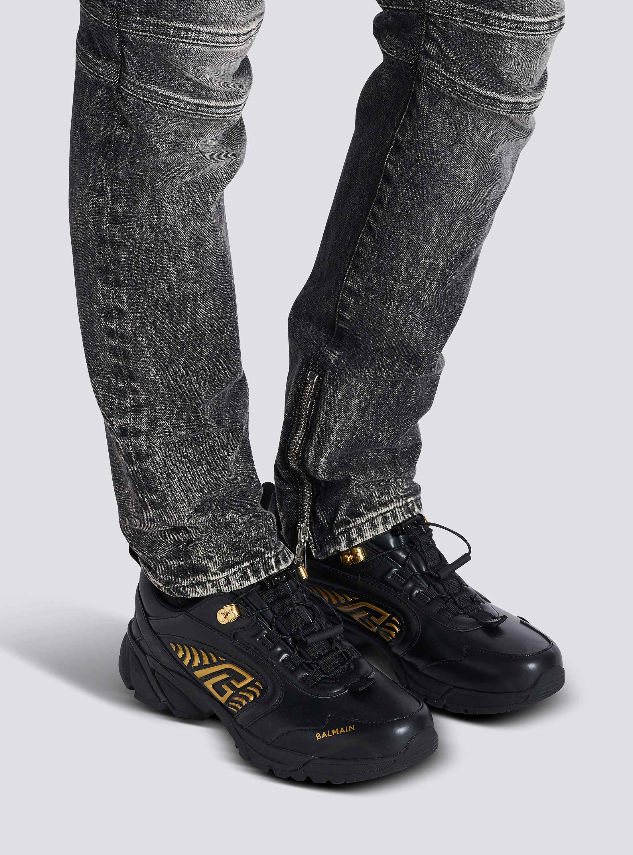 スニーカー BALMAIN SS25 'Cosmic Dust' sneakers (EM1VI357LSGZ EAC) Cosmic Dust trainers in technical materials - Men | BALMAIN