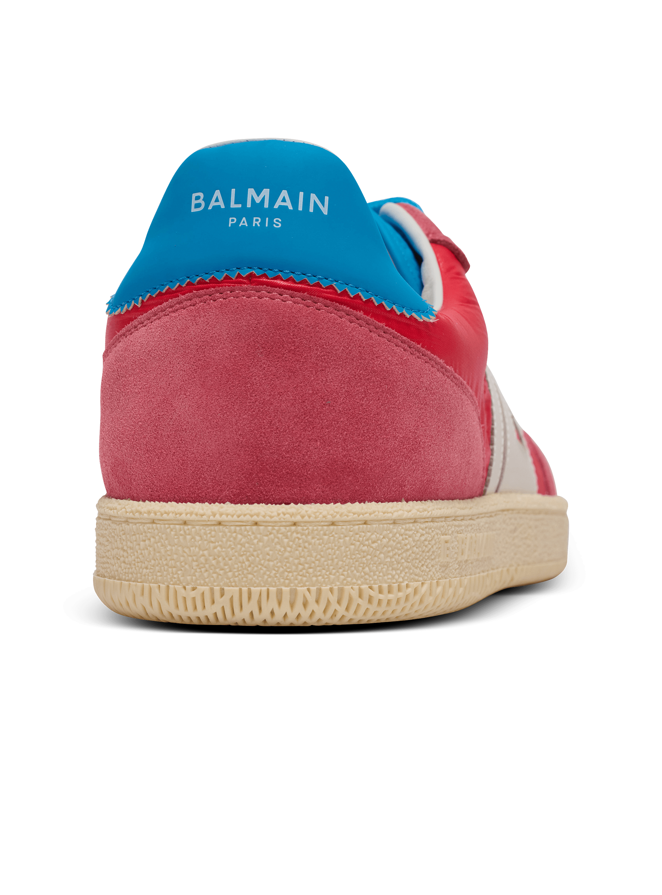 スニーカー Swan Sneakers - Balmain - Leather - Red/White Balmain: White & Red Leather 'Balmain' Swan Lipstick