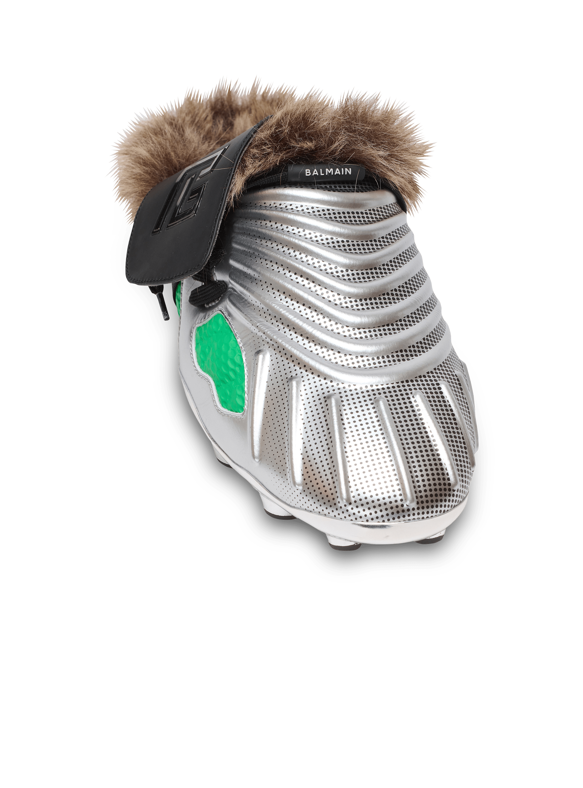 Half Time faux fur-lined mules with technical fabrics - Men