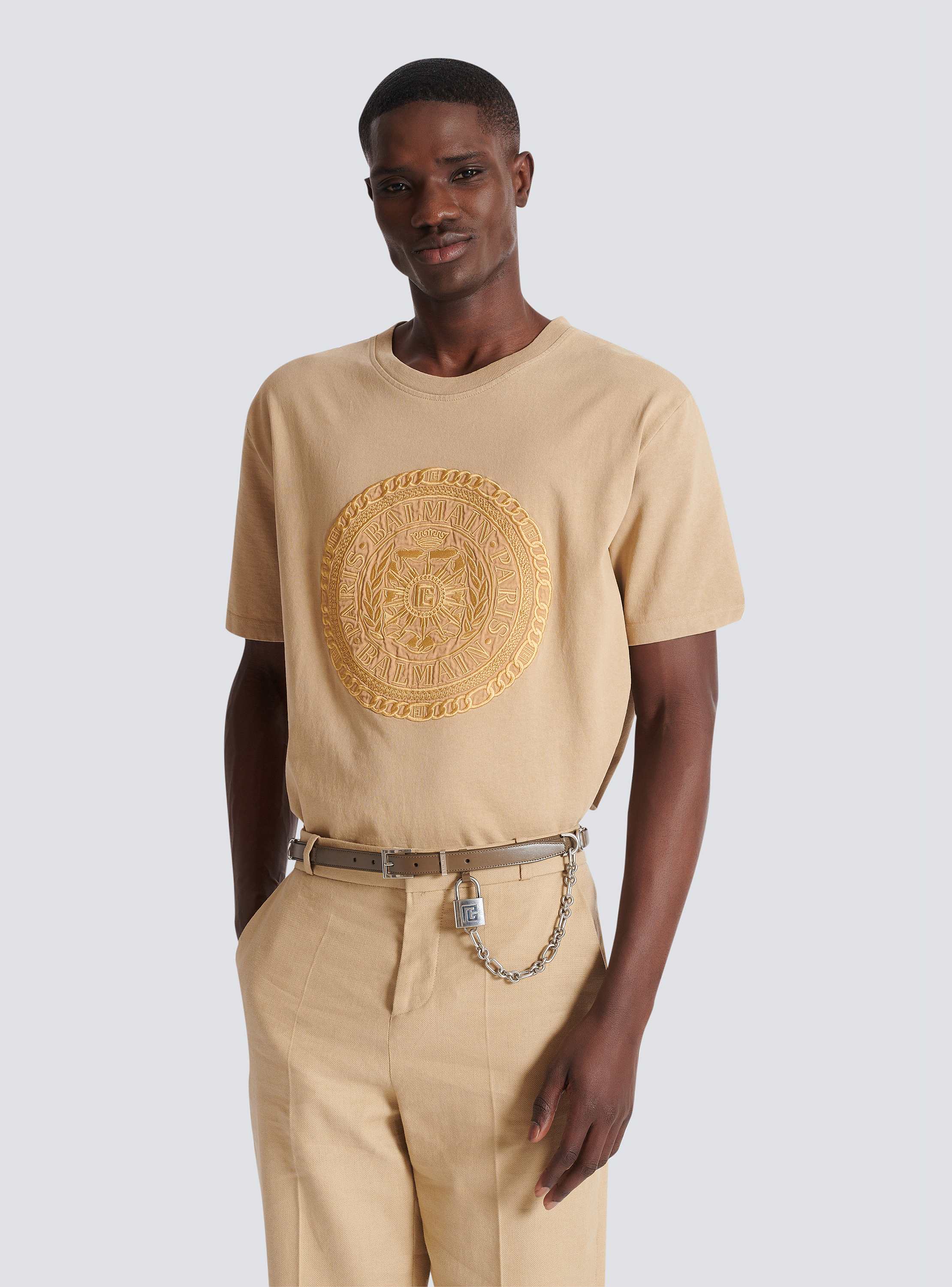 Sync narrow leather belt