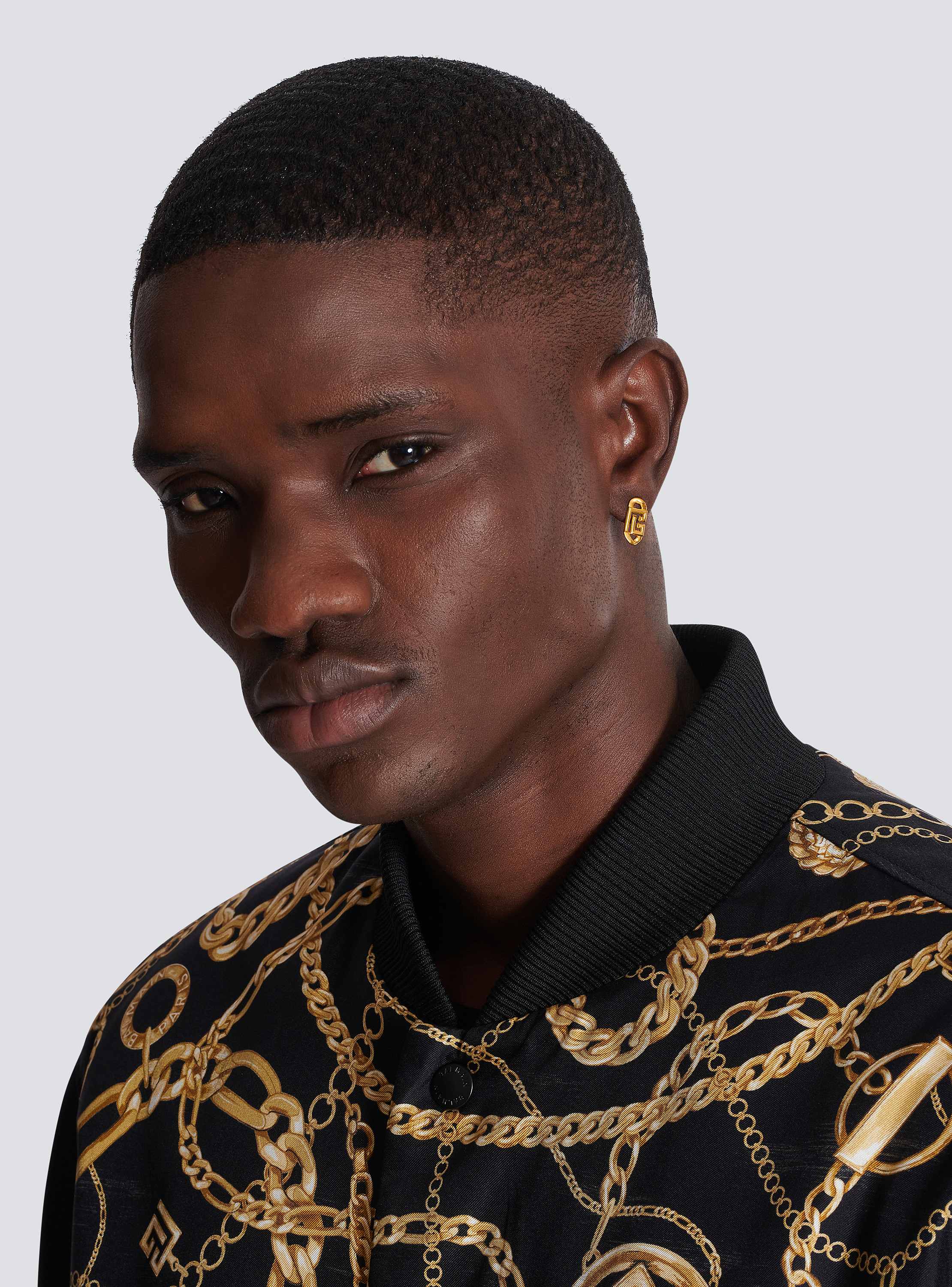 Sync PB brass earrings