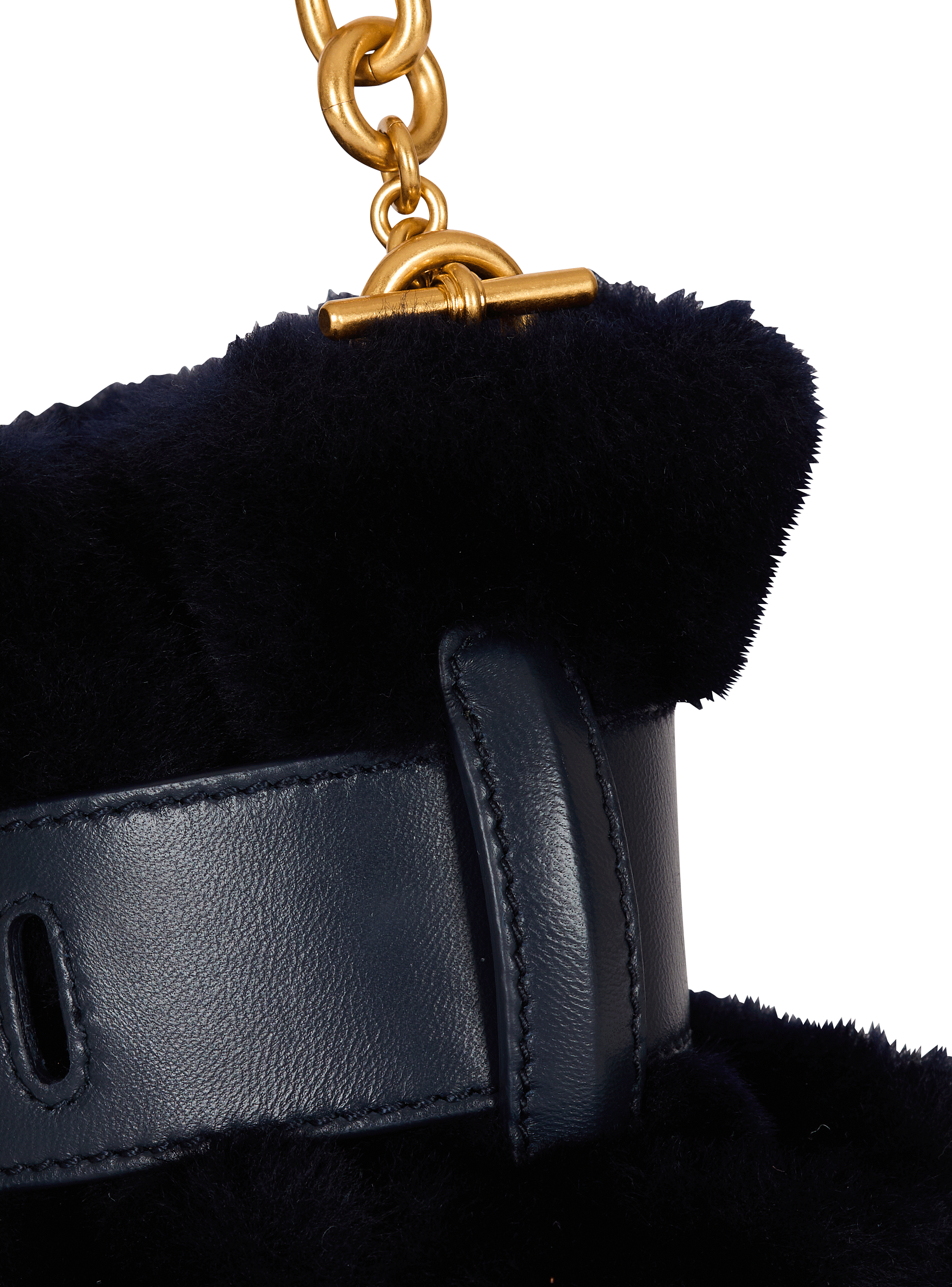 Mini Anthem bag in shearling