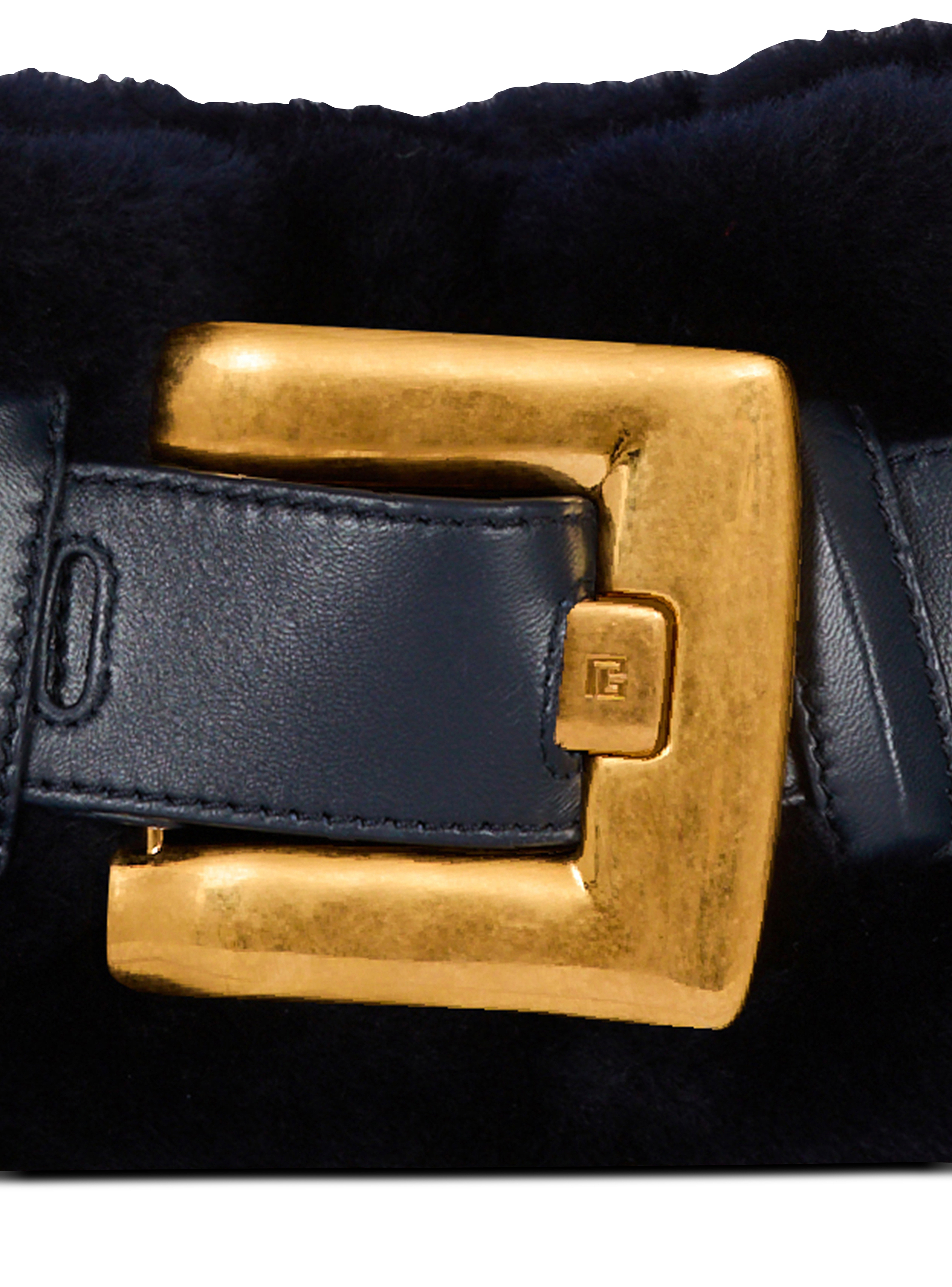 Mini Anthem bag in shearling