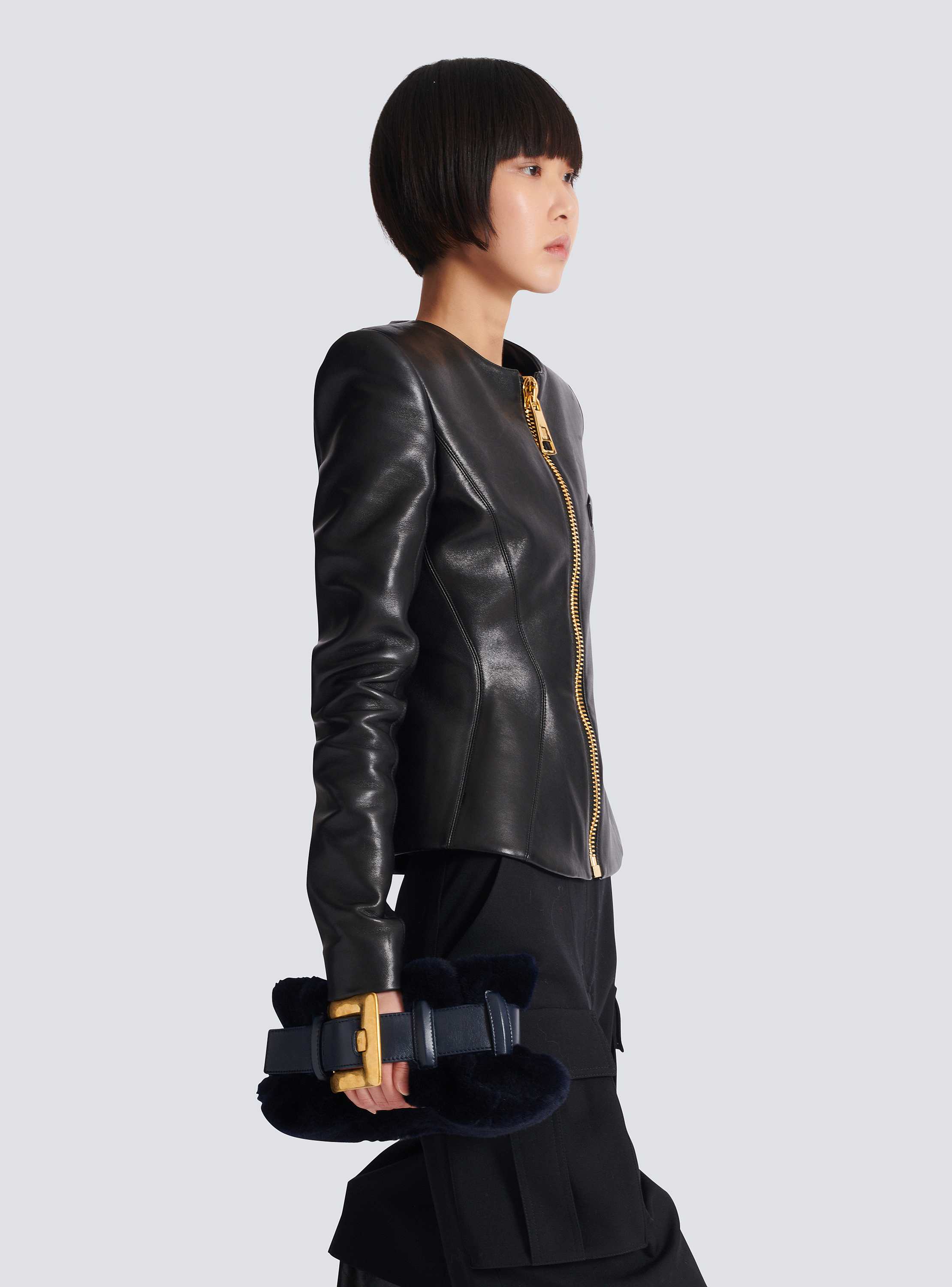 Mini Anthem bag in shearling