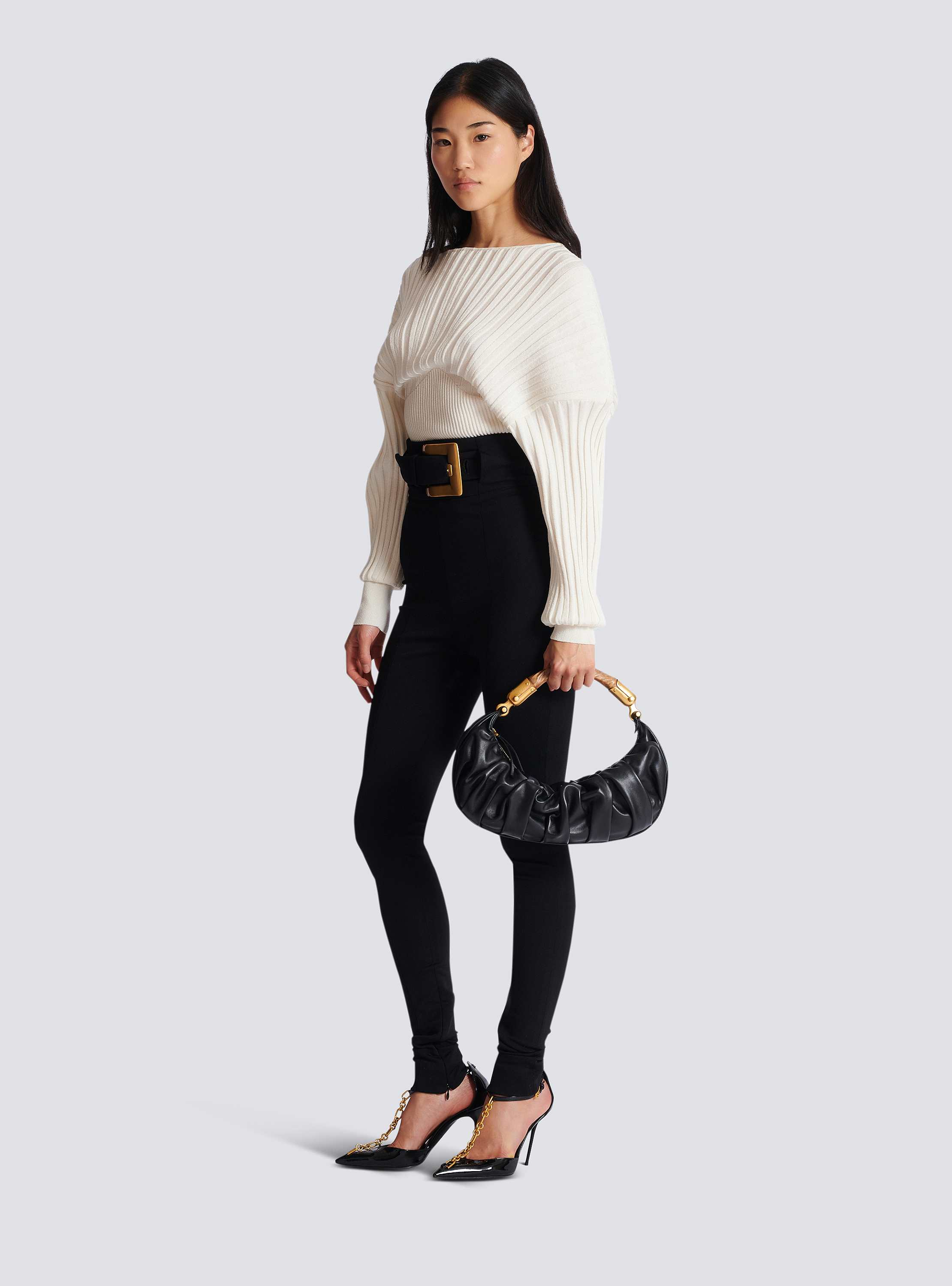 Medium Ebene bag in calfskin leather