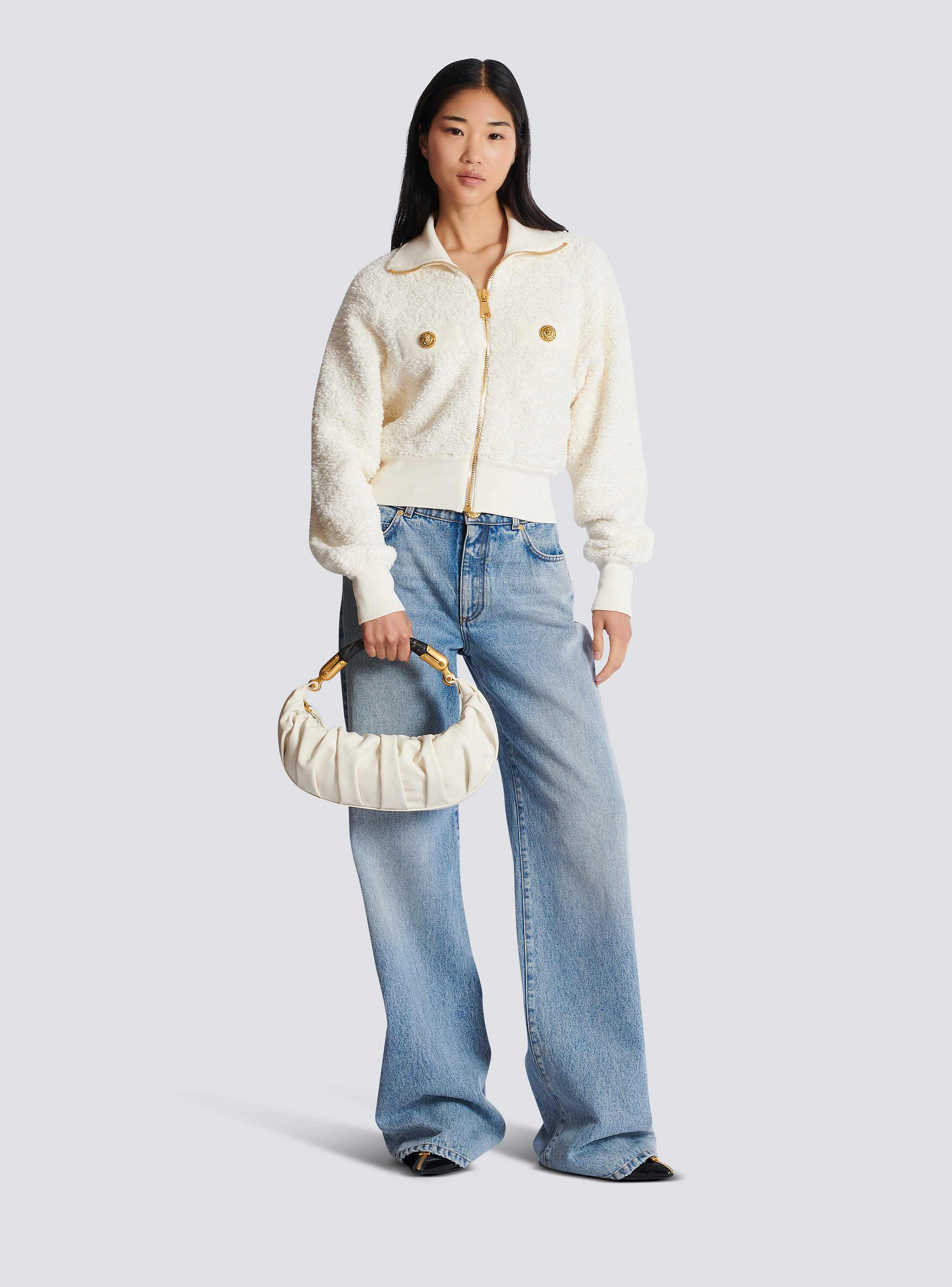 Medium Ebene bag in calfskin leather