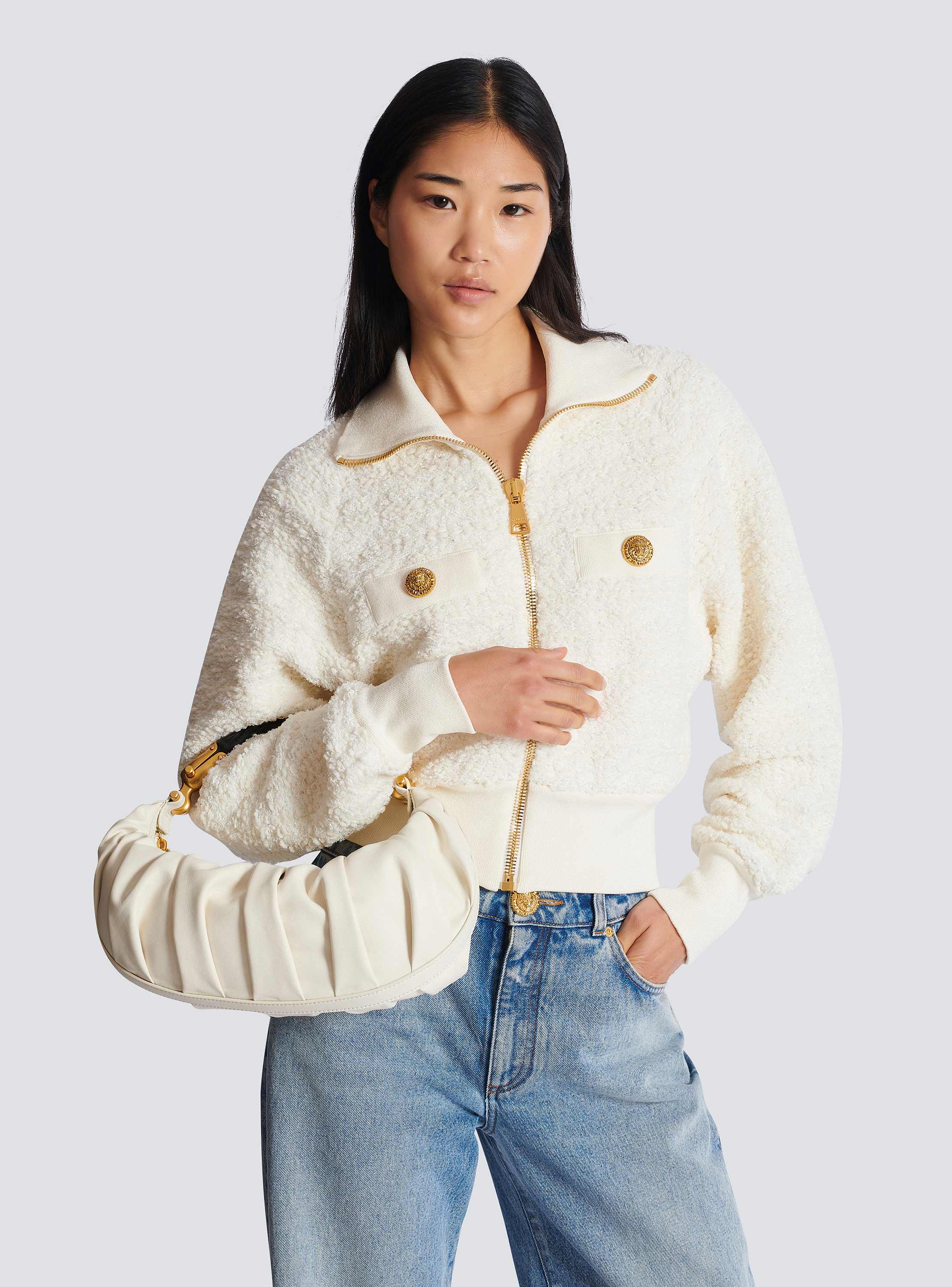 Medium Ebene bag in calfskin leather