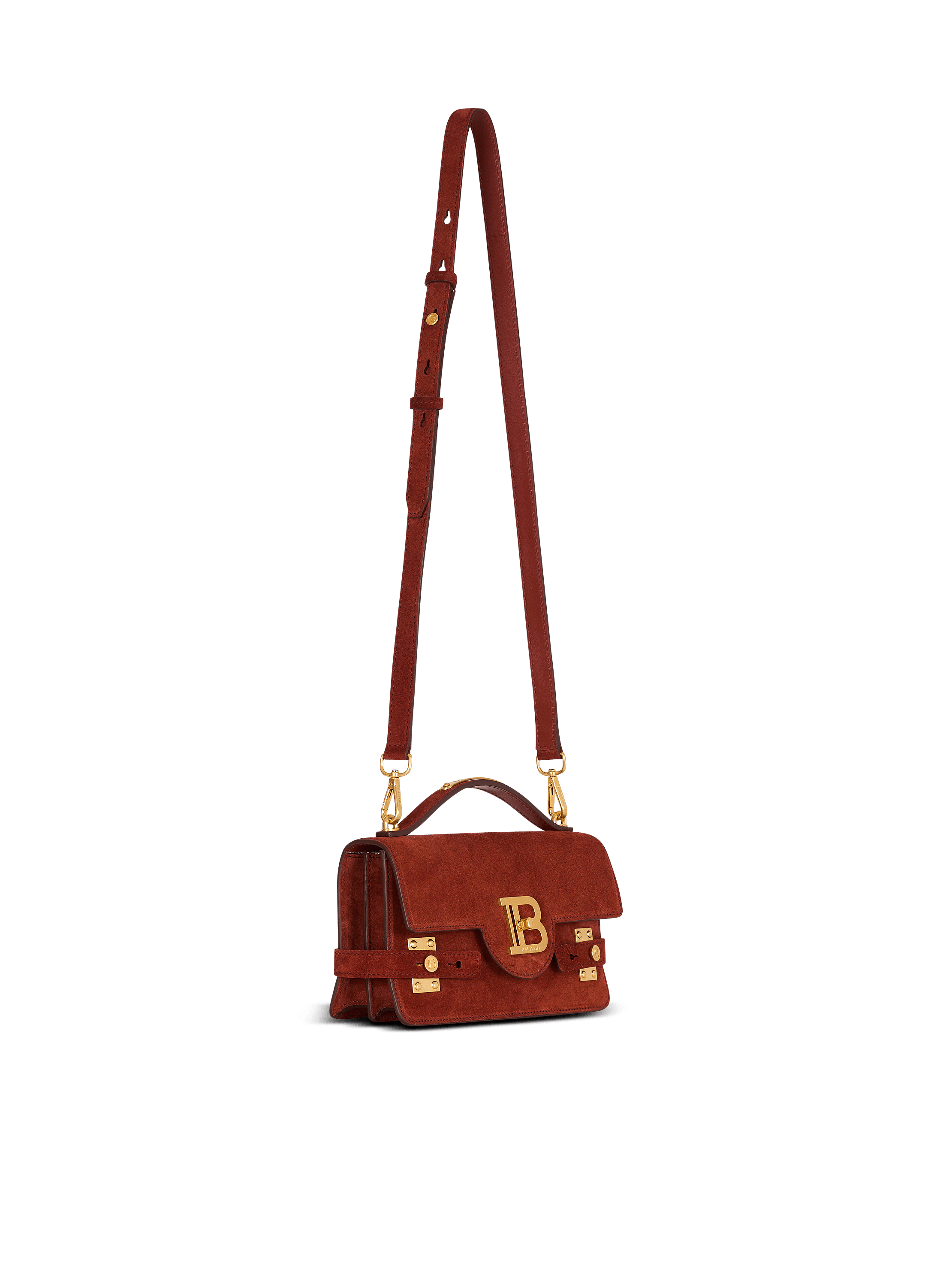 B-Buzz Shoulder 24 bag in suede