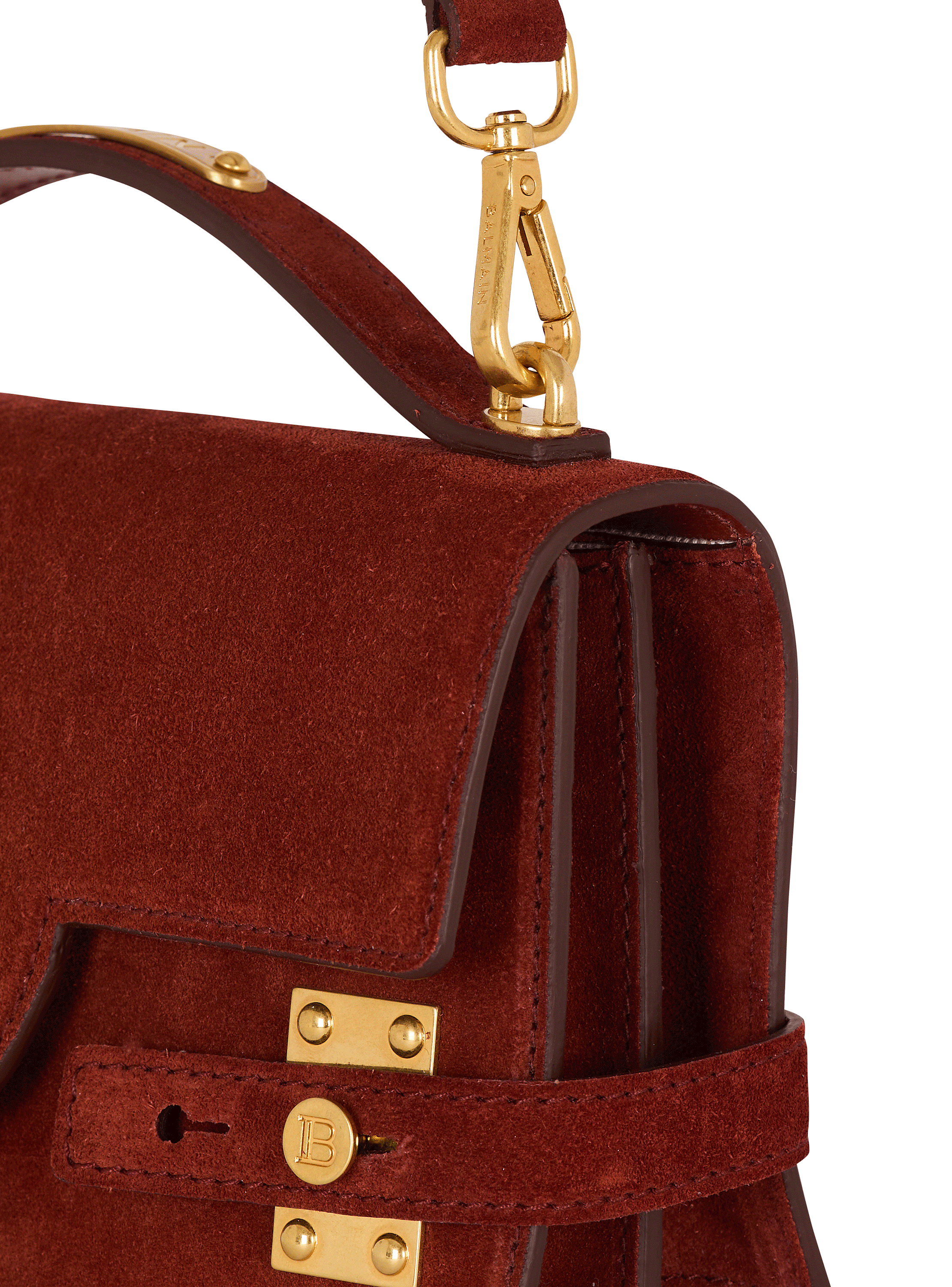 B-Buzz Shoulder 24 bag in suede