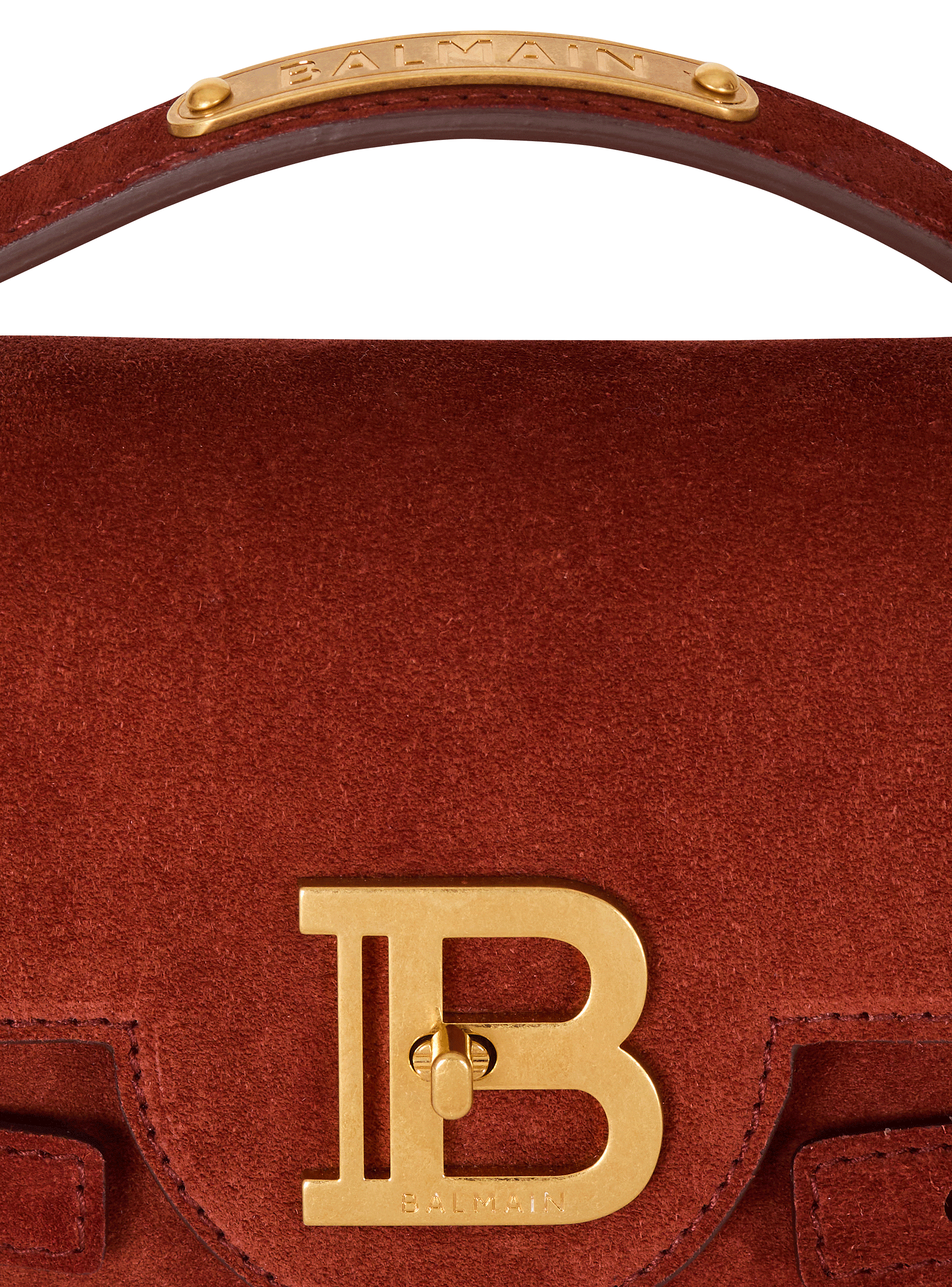B-Buzz Shoulder 24 bag in suede