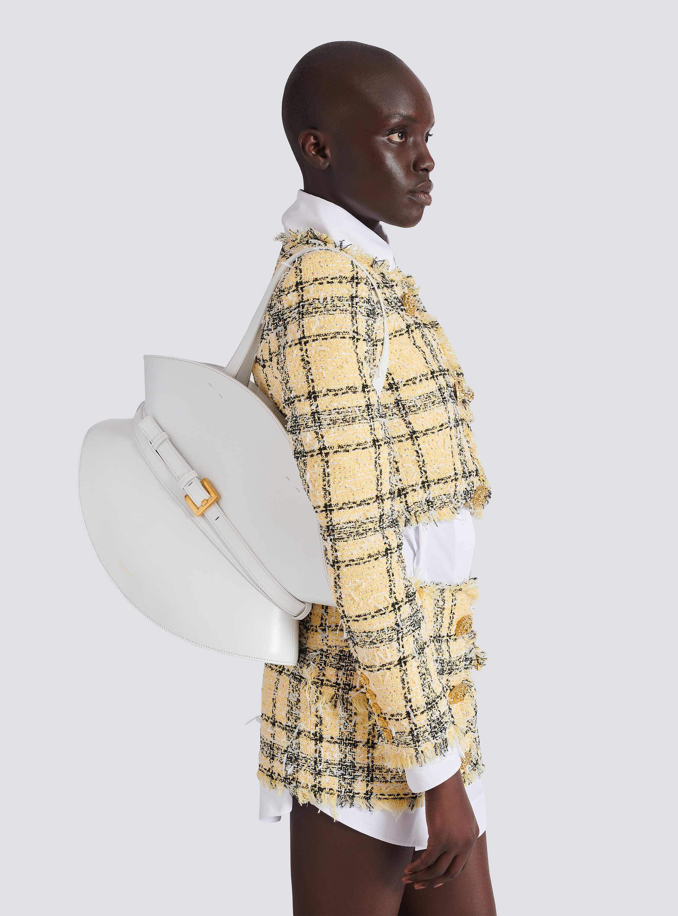 Medium Shuffle bag in calfskin leather