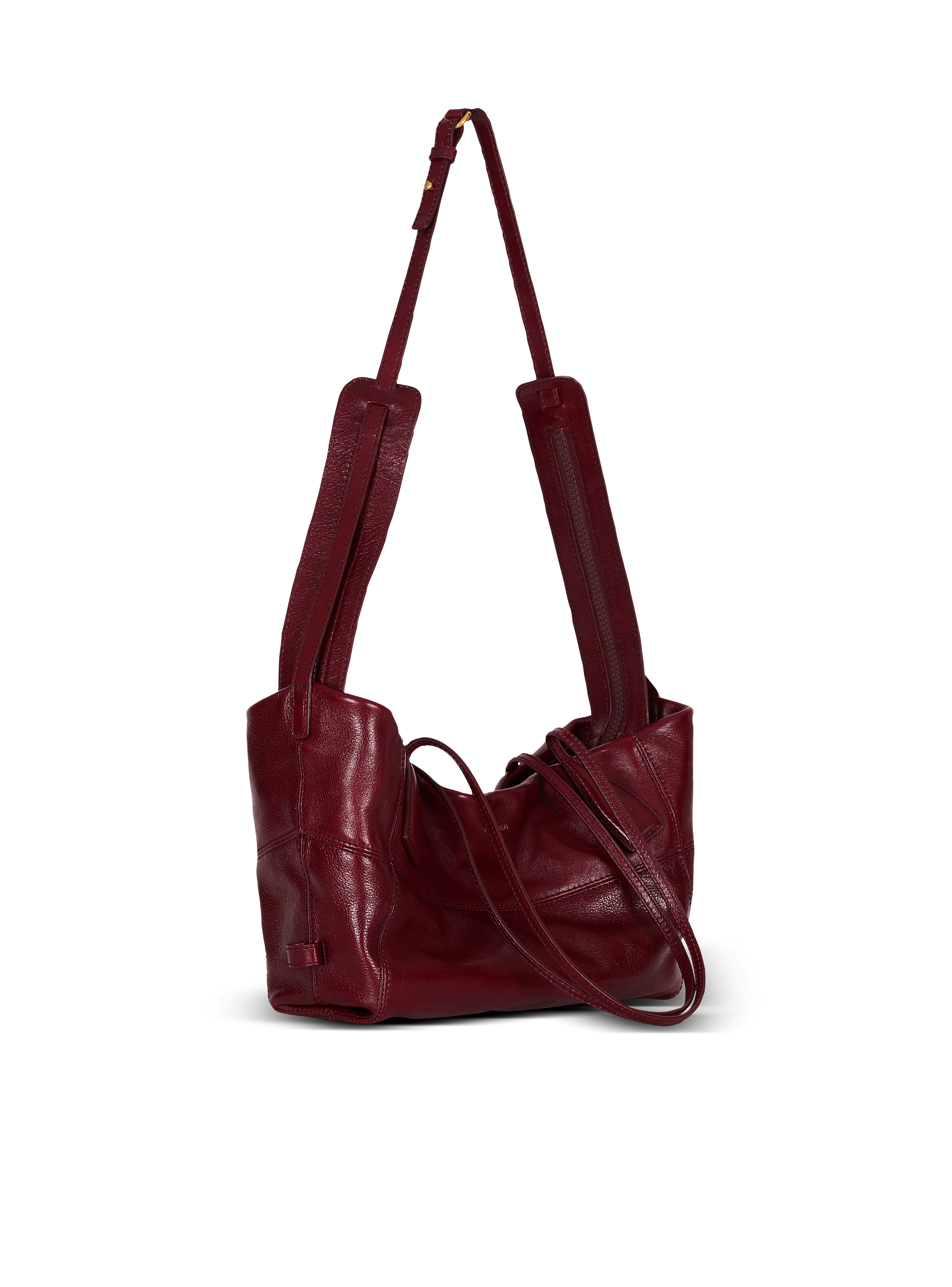 Small Track Zips calfskin tote bag