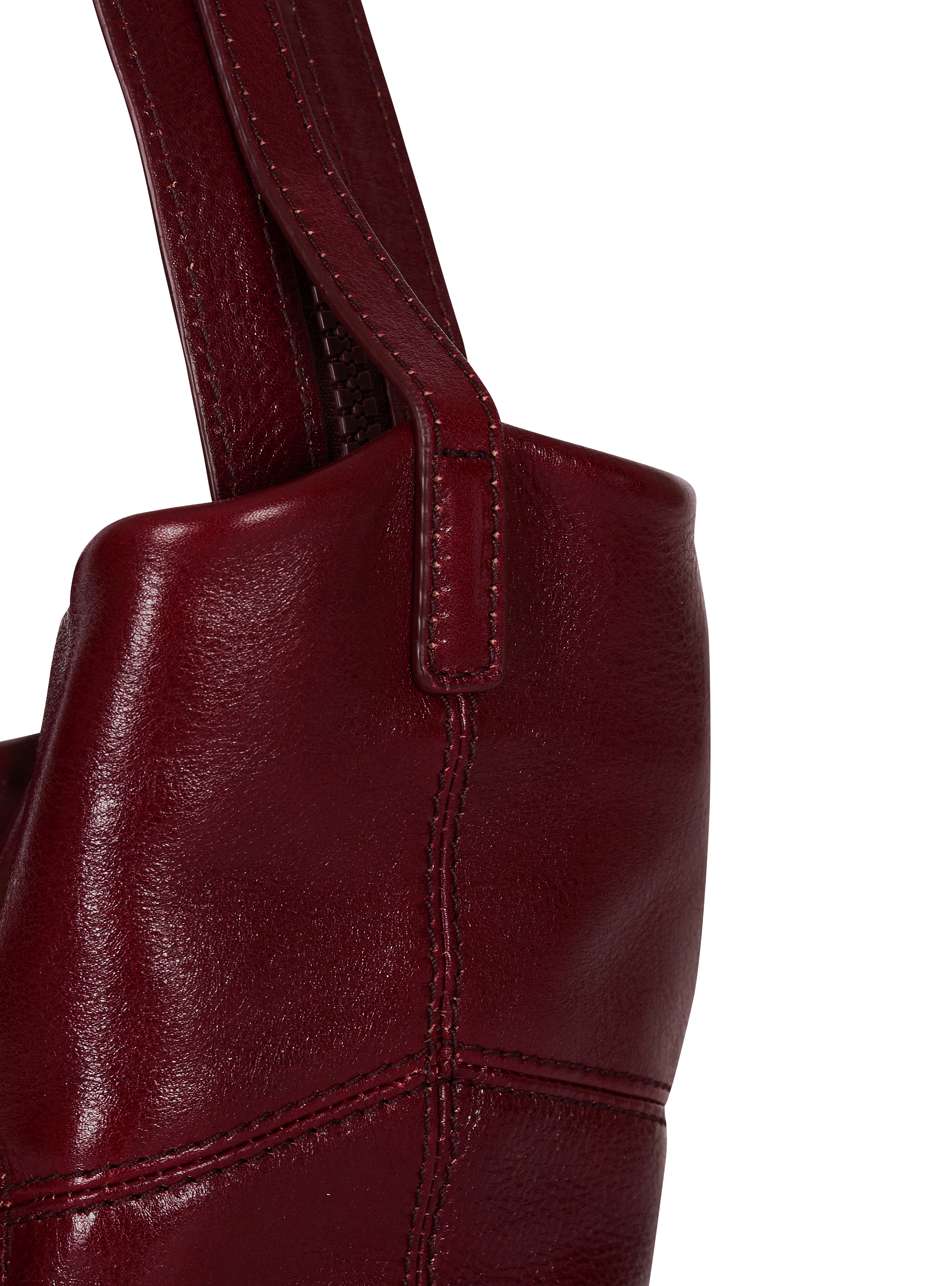 Small Track Zips calfskin tote bag