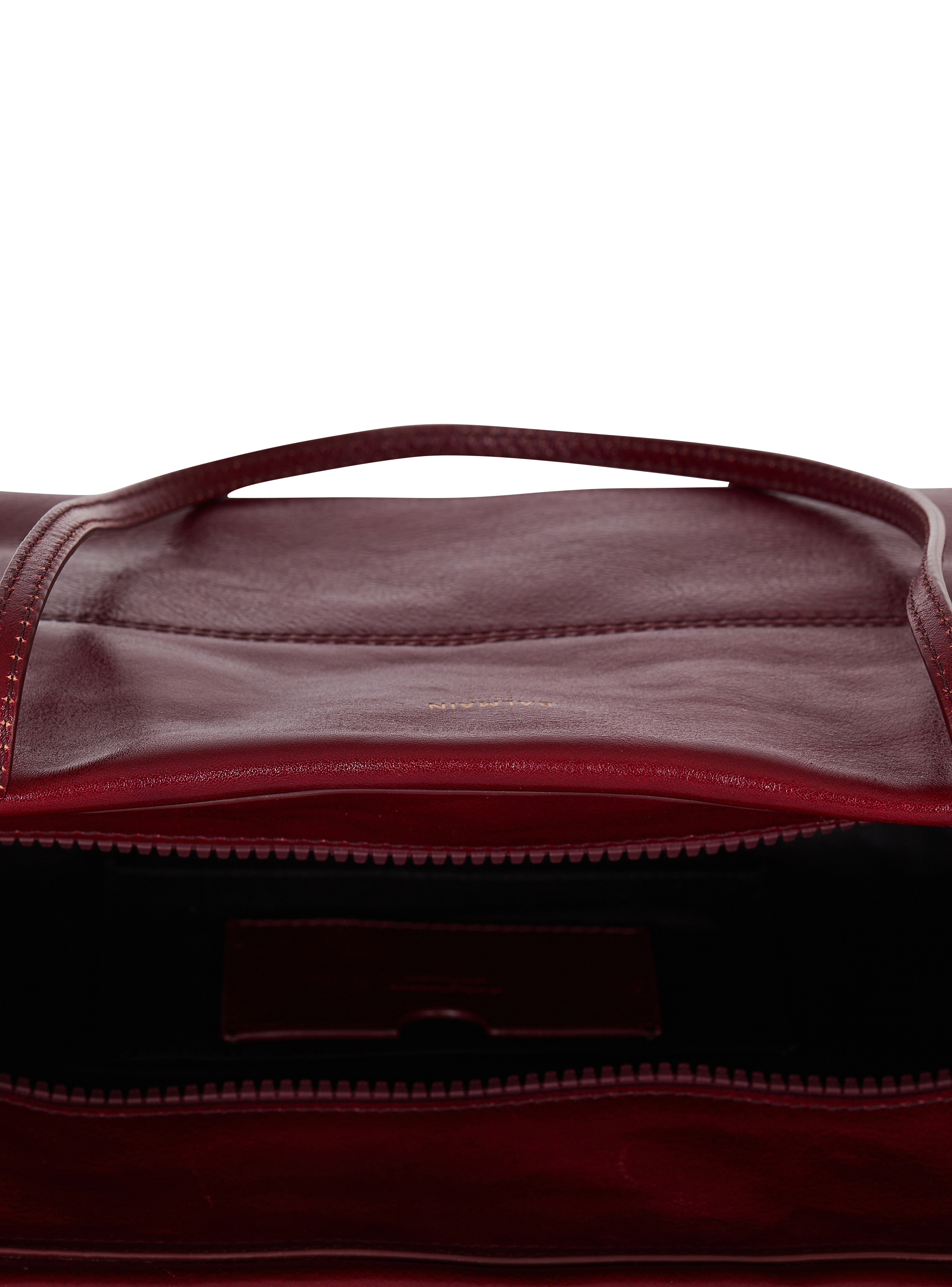 Small Track Zips calfskin tote bag