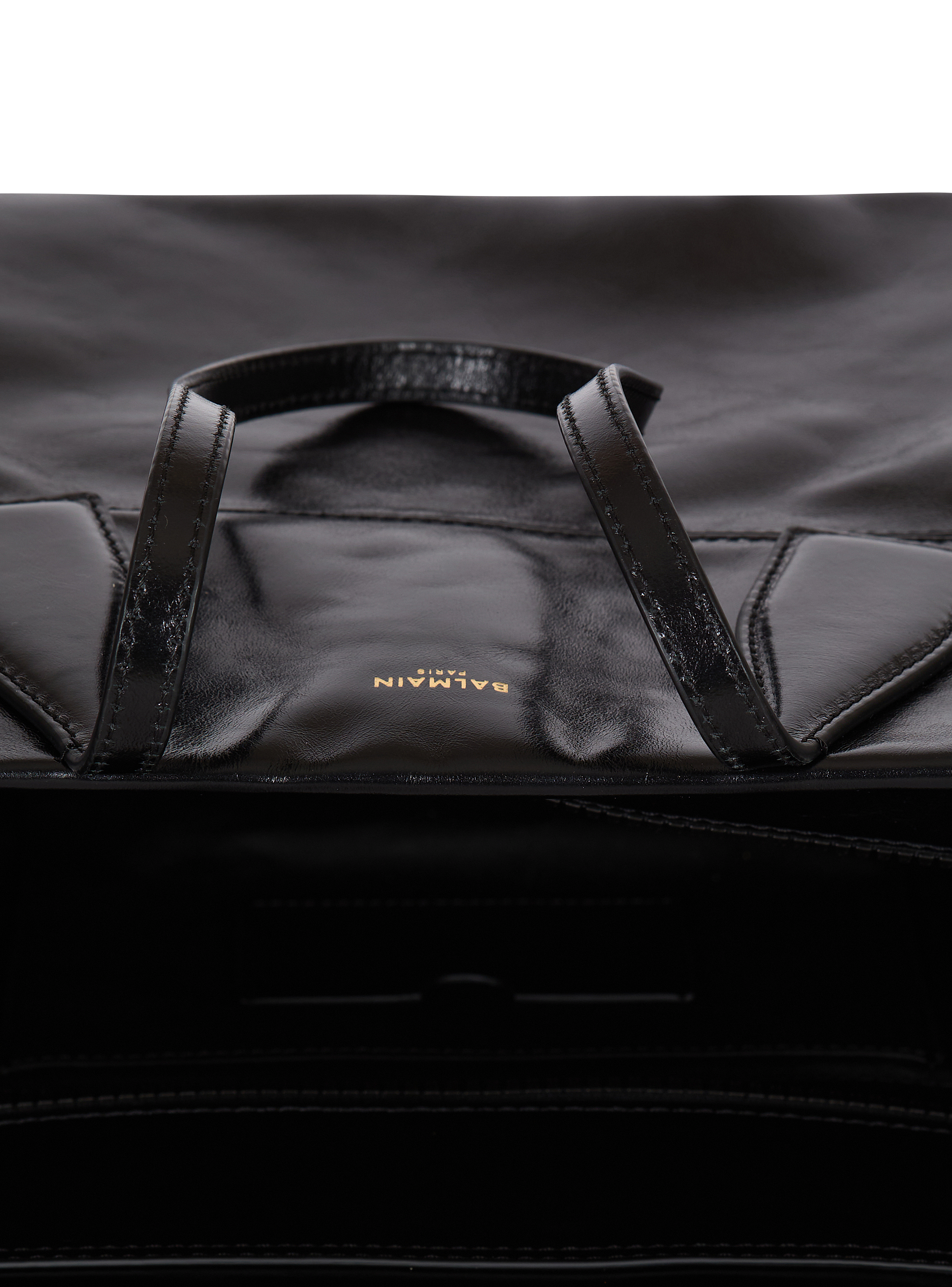 Track Zips calfskin tote bag