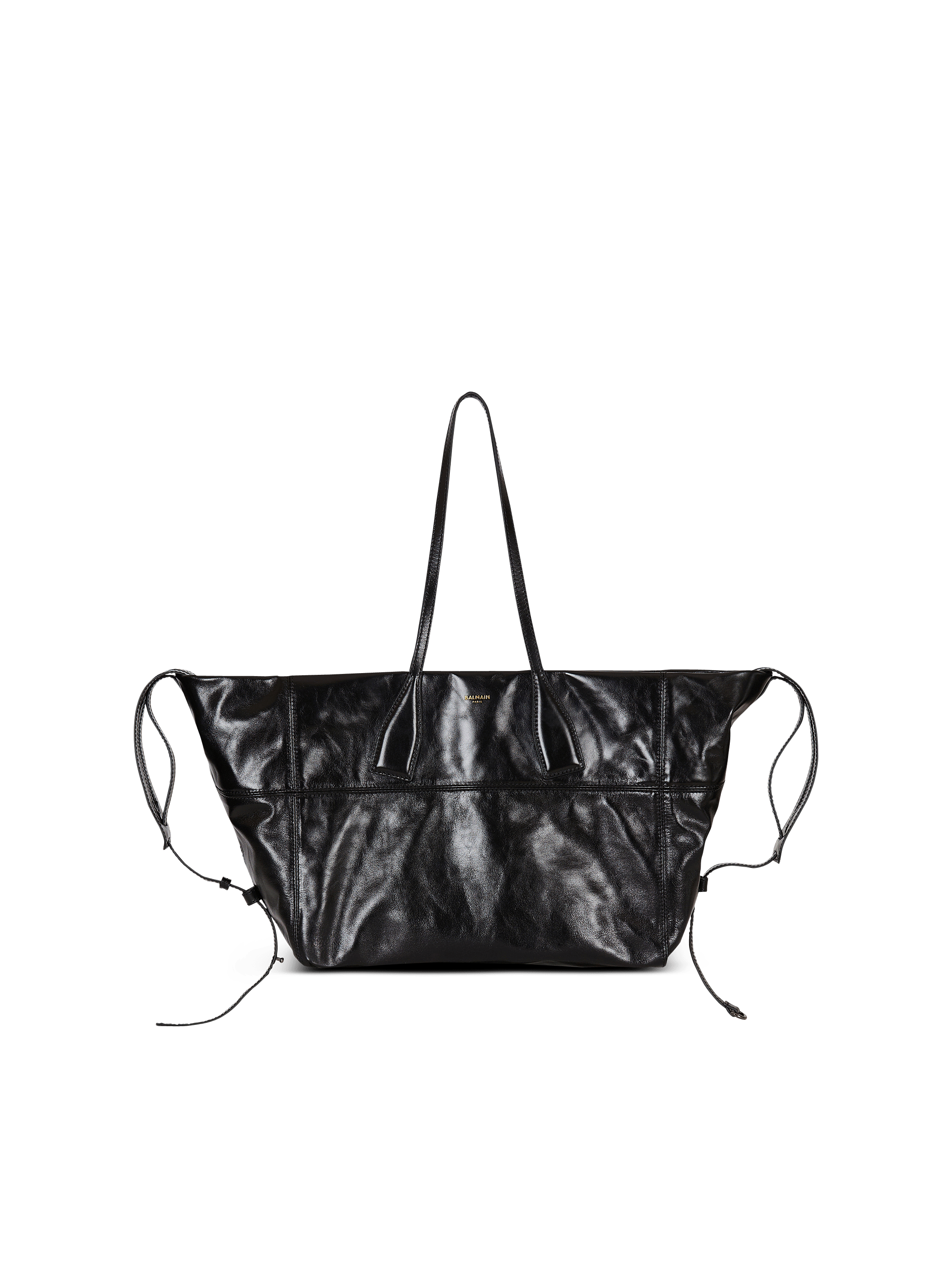 Track Zips calfskin tote bag
