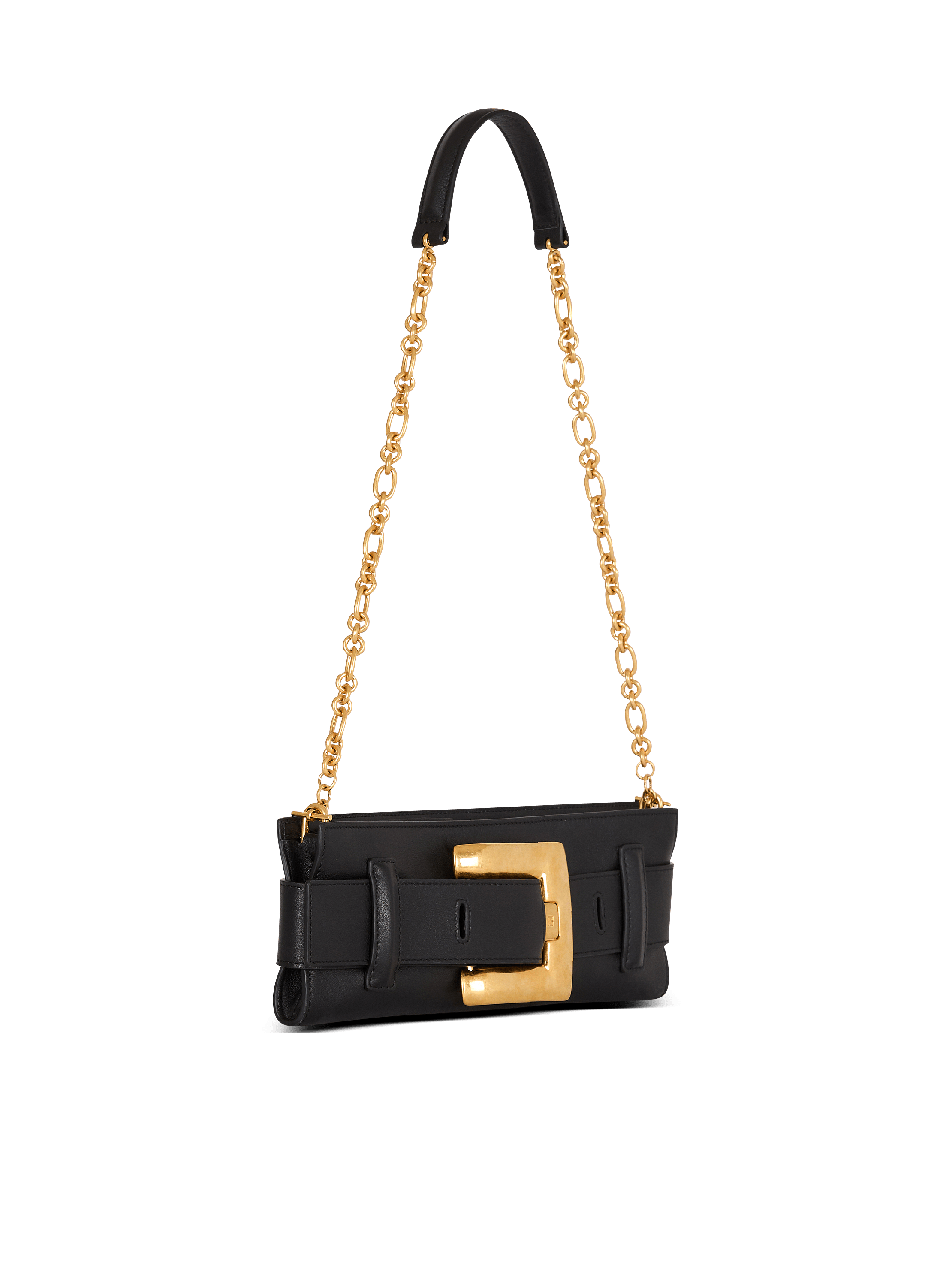 Anthem calfskin leather clutch