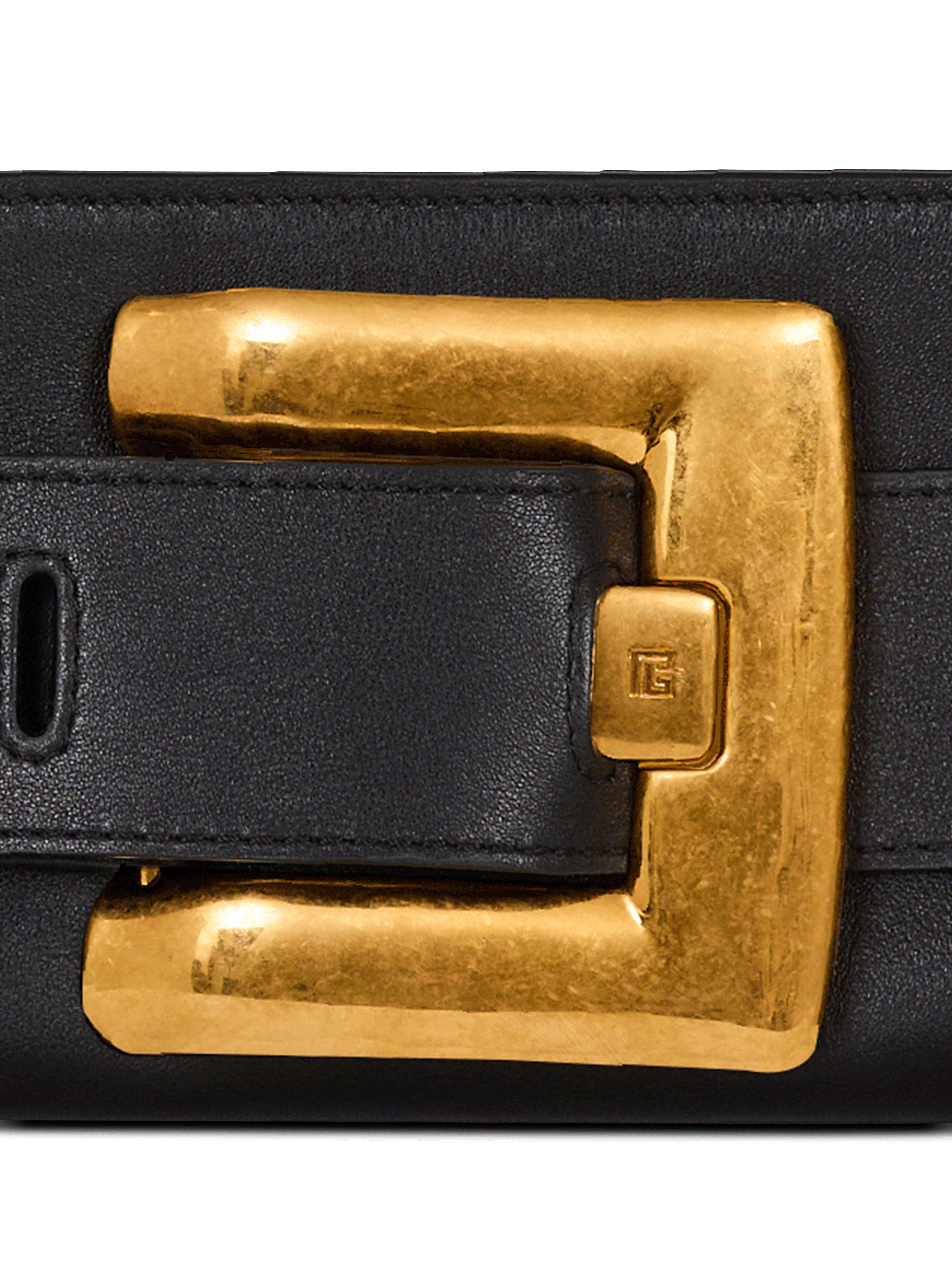 Anthem calfskin leather clutch