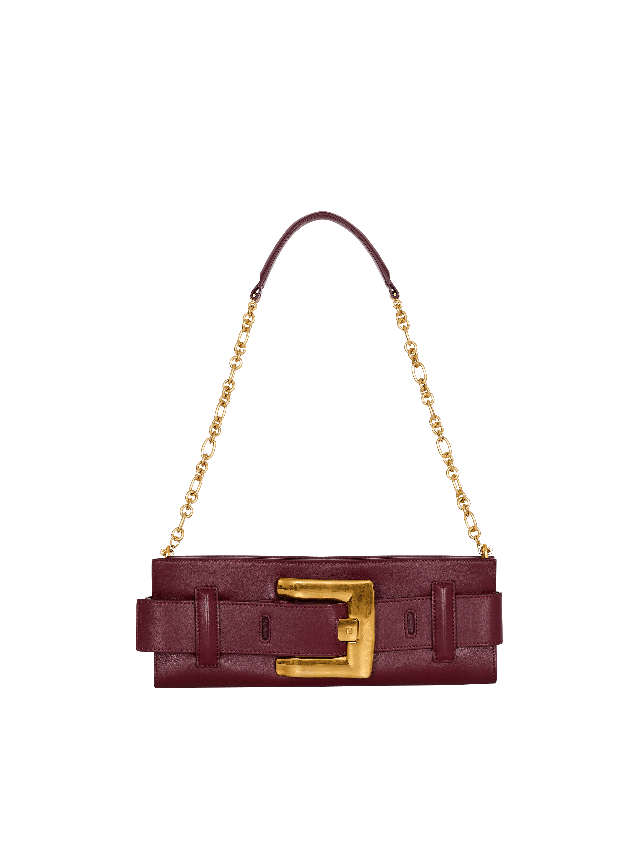 Anthem calfskin leather clutch