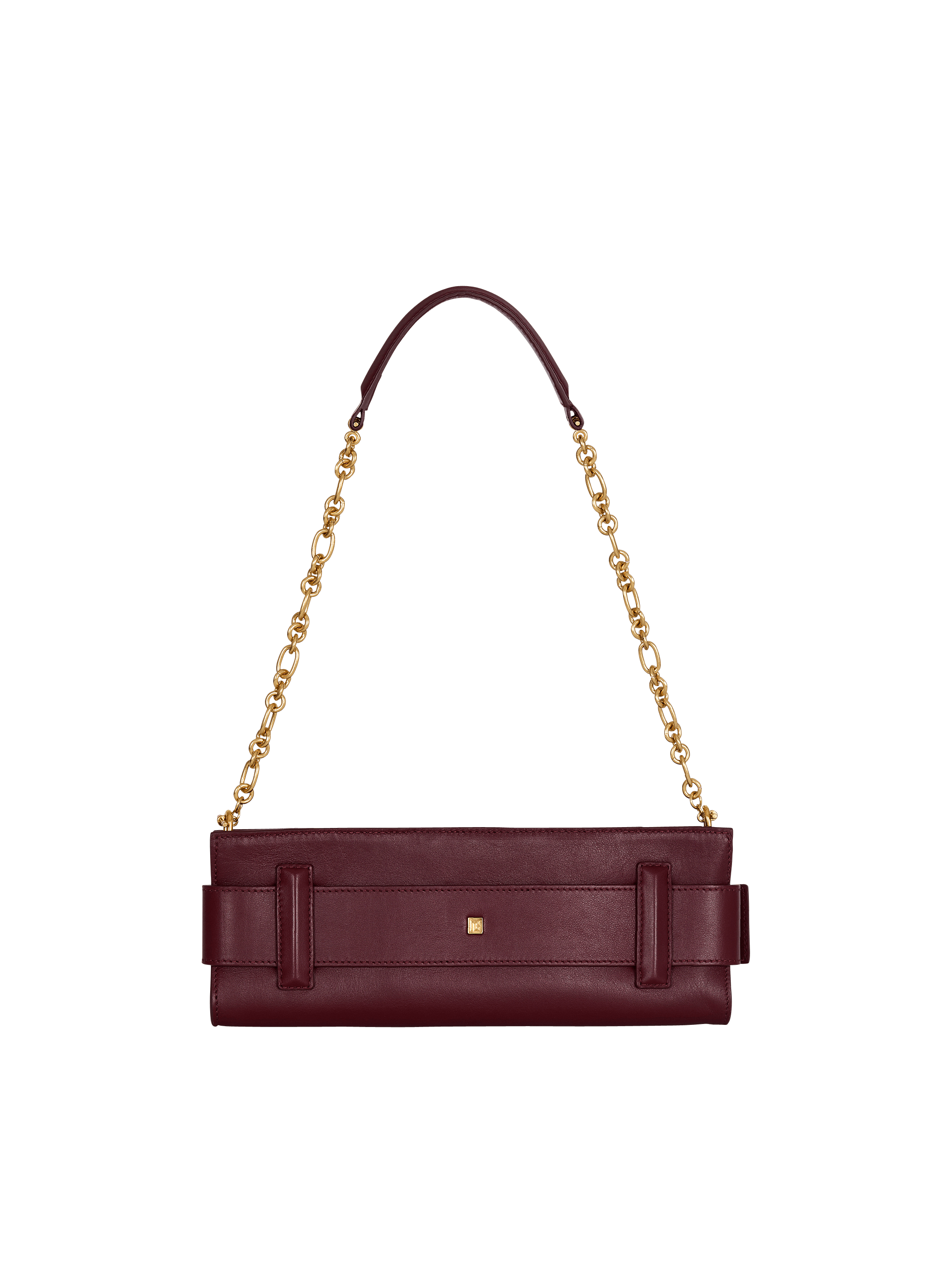 Anthem calfskin leather clutch