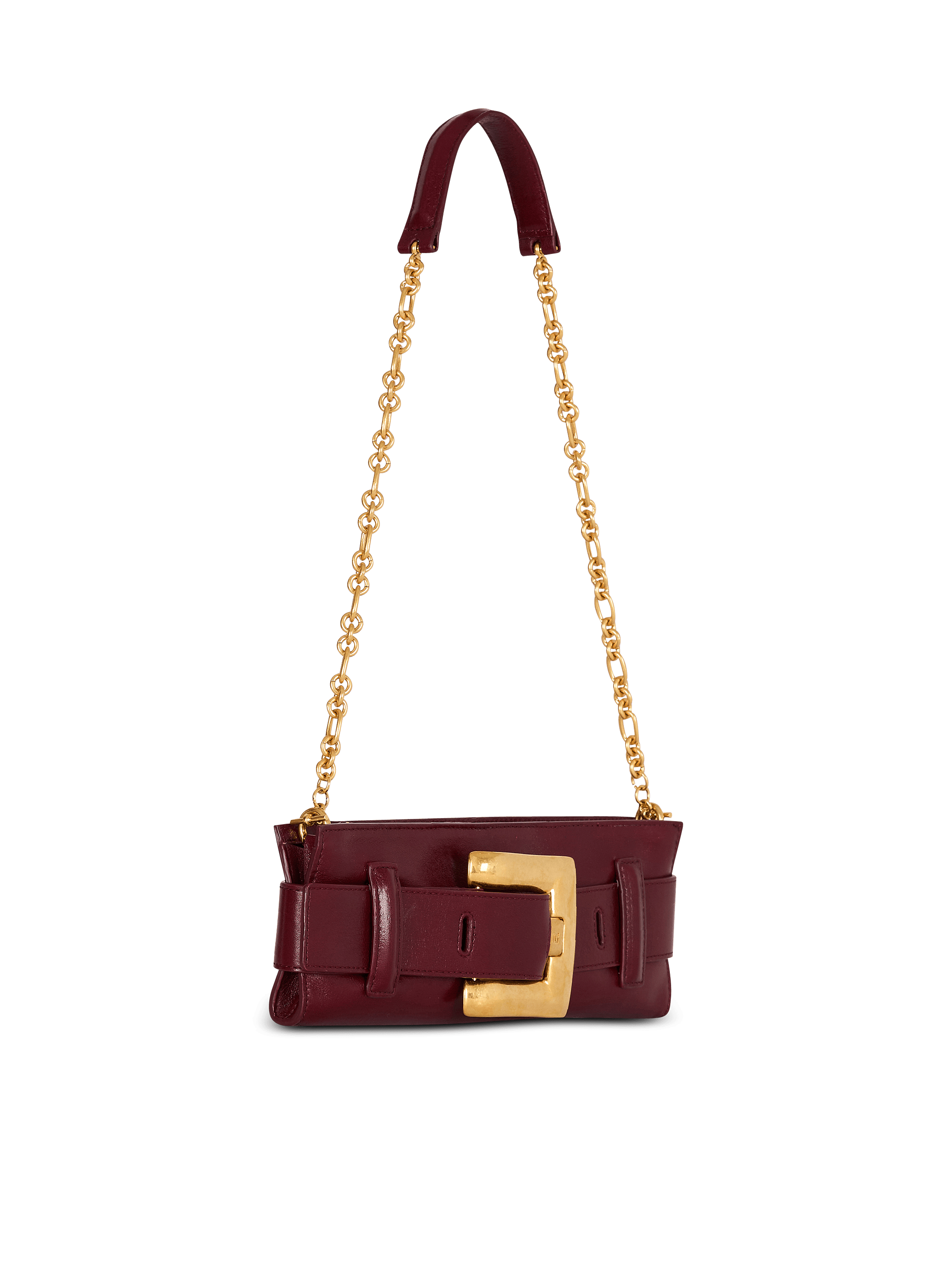 Anthem calfskin leather clutch