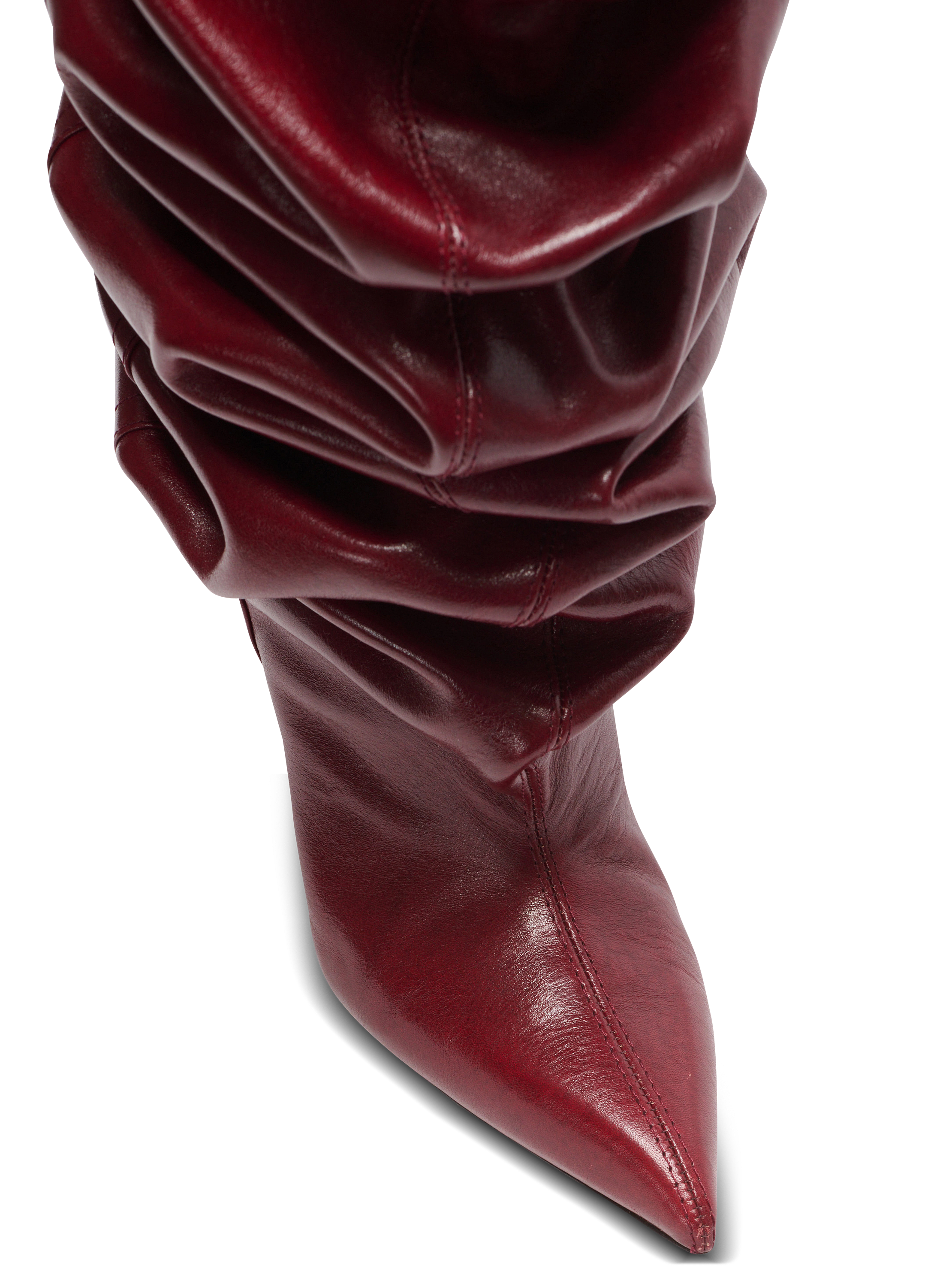 Wedge thigh-high boots