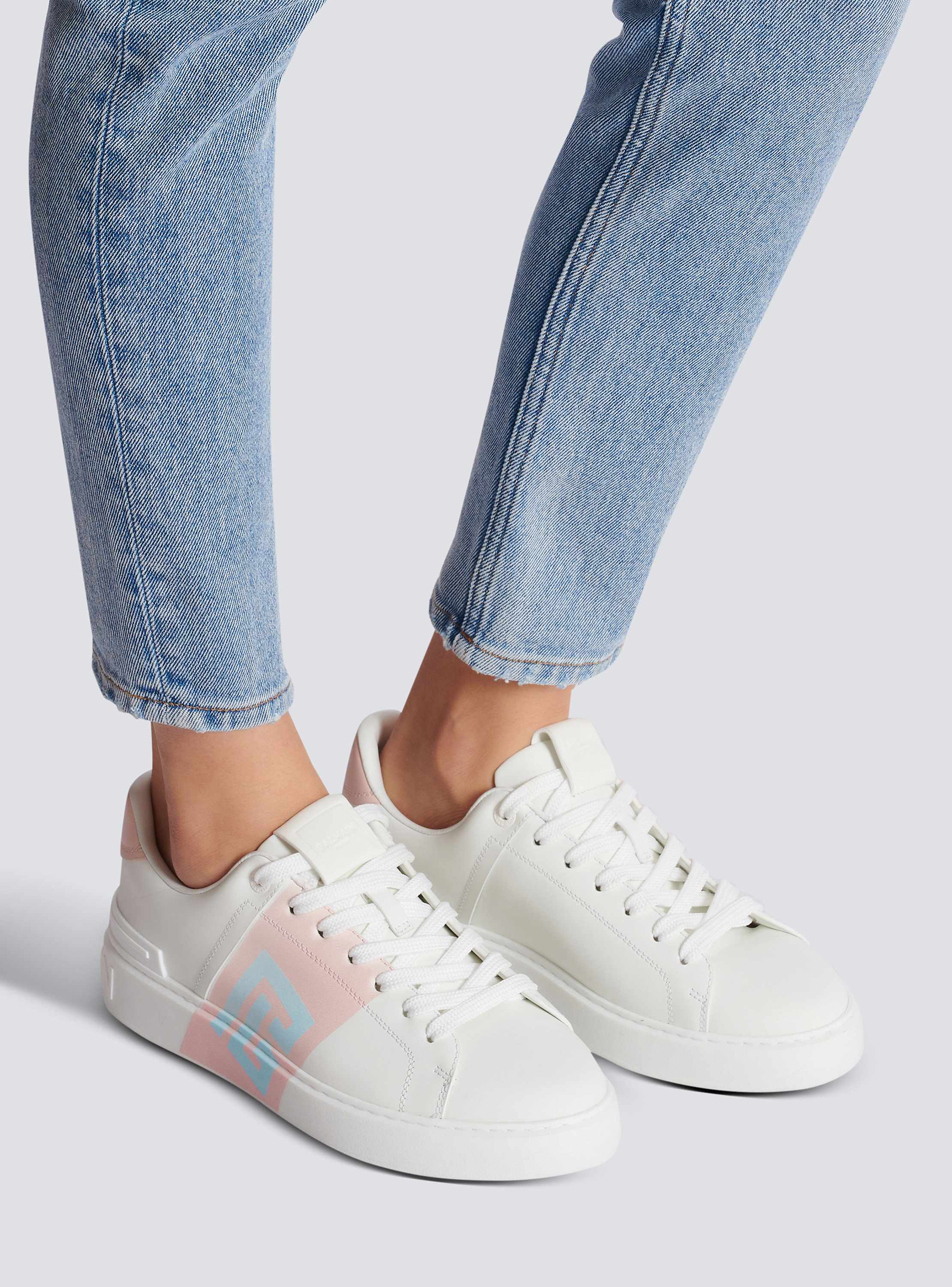 B-Court trainers in calfskin