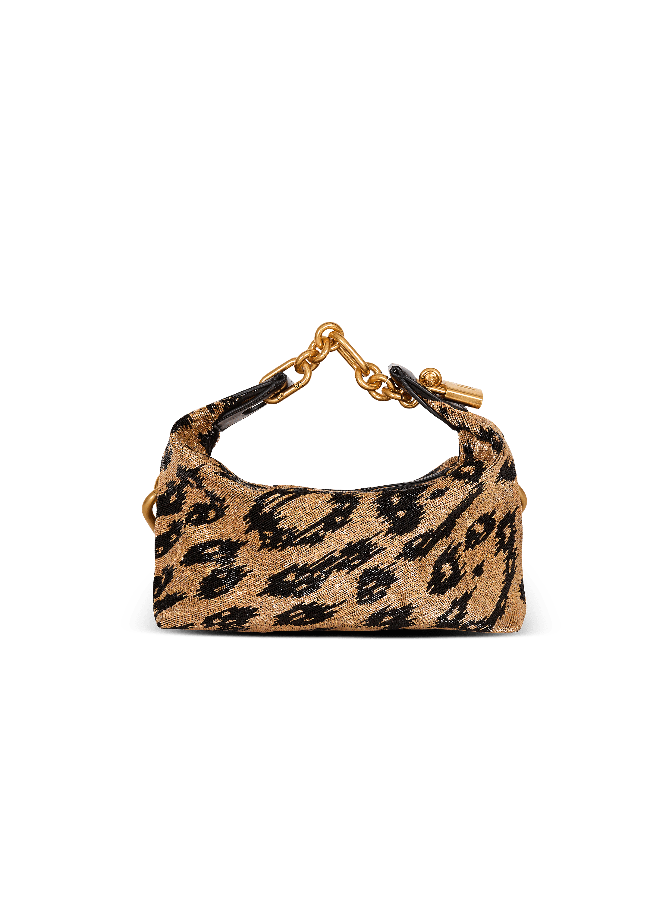 Sync Mini leopard pattern embroidered bag