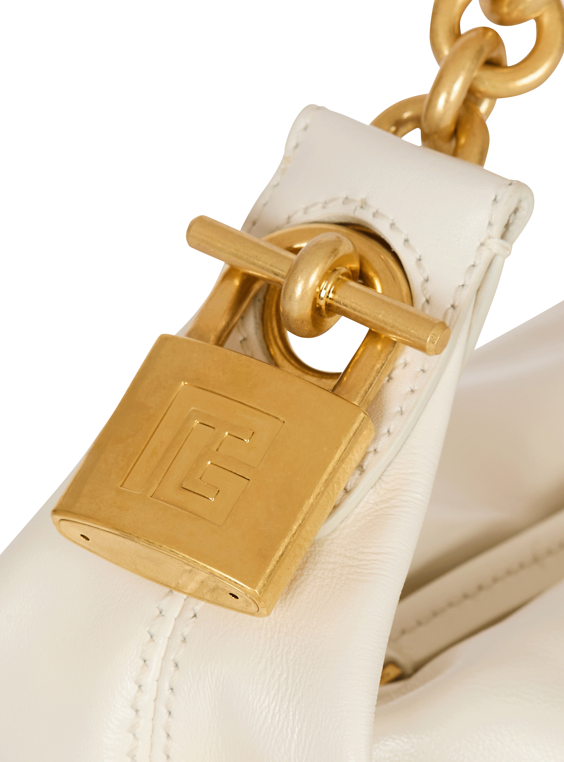 Sync Mini bag in calfskin leather - Women | BALMAIN