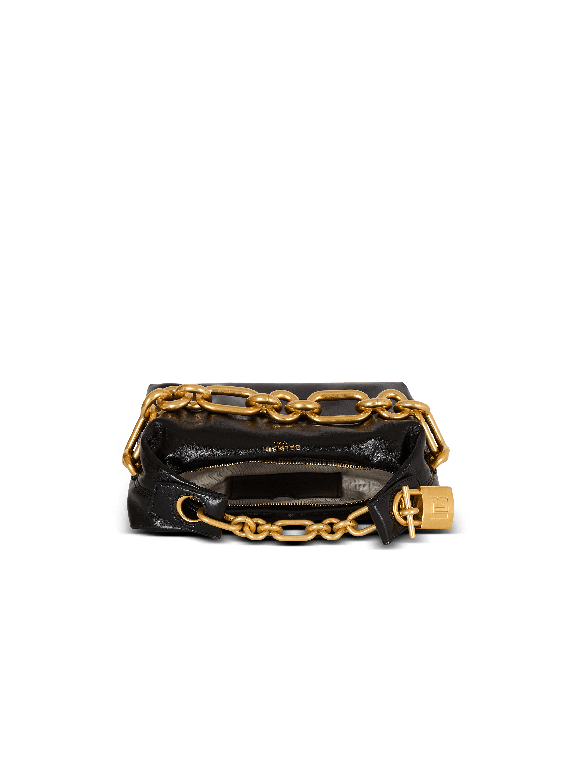【BALMAIN】Sync カーフレザー製 ミディアムバッグ ブラック Sync Mini bag in calfskin leather - Women | BALMAIN