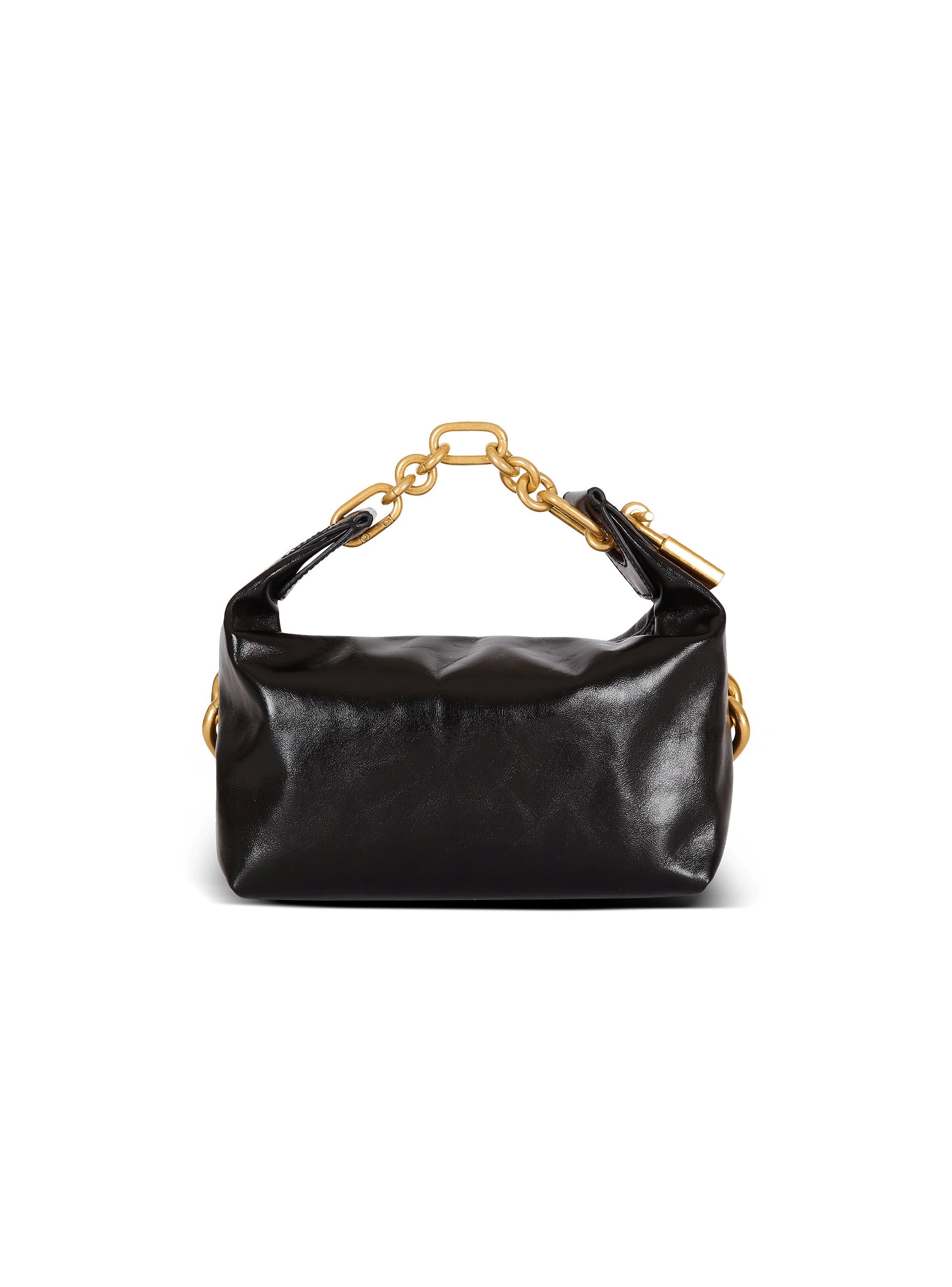 【関税＆送料込み】Balmain 'Sync' Black Medium Shoulder Bag Sync Medium bag in calfskin leather - Women | BALMAIN