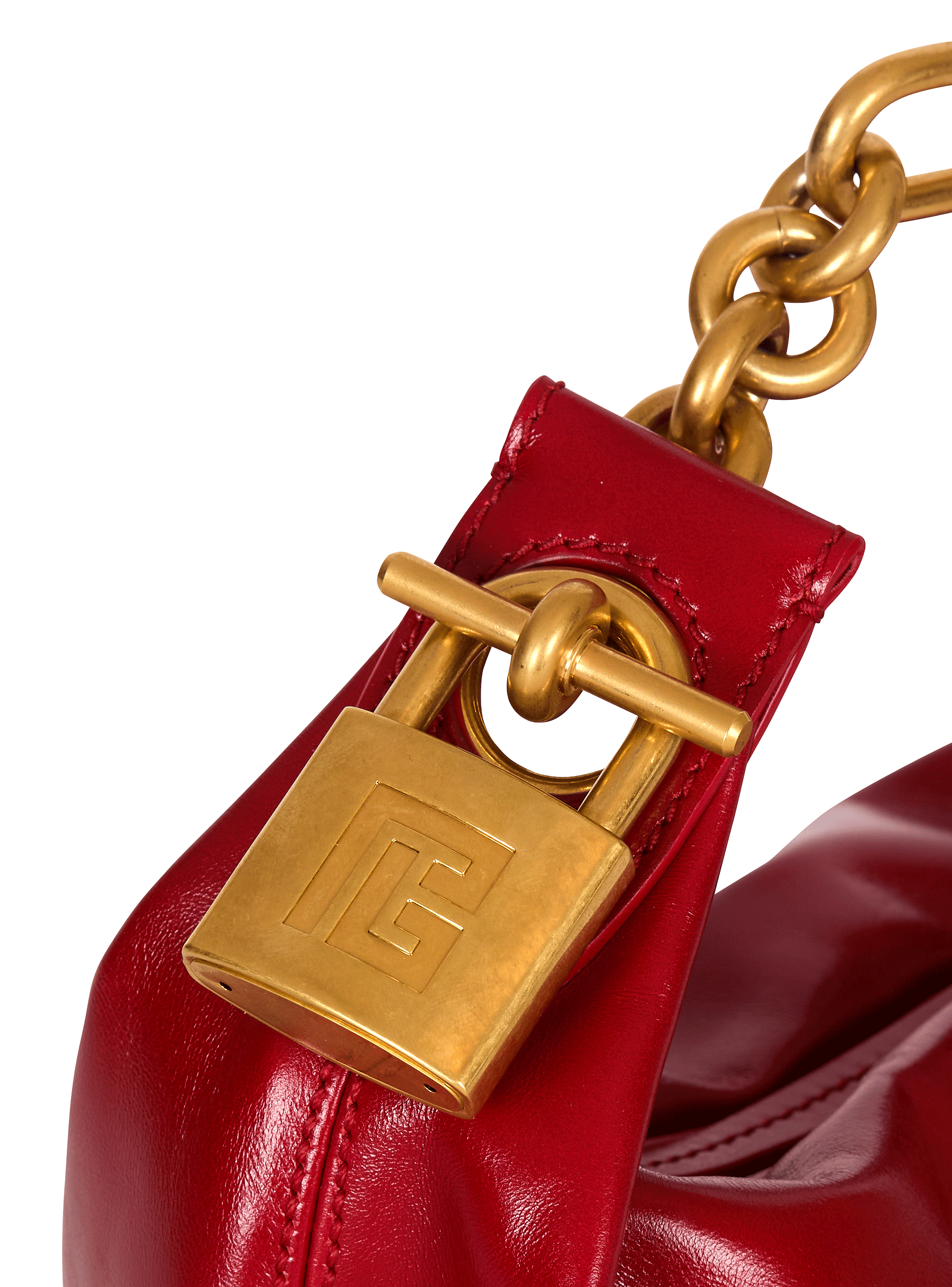 【関税＆送料込み】Balmain Sync Mini Shoulder Bag Sync Mini bag in calfskin leather - Women | BALMAIN