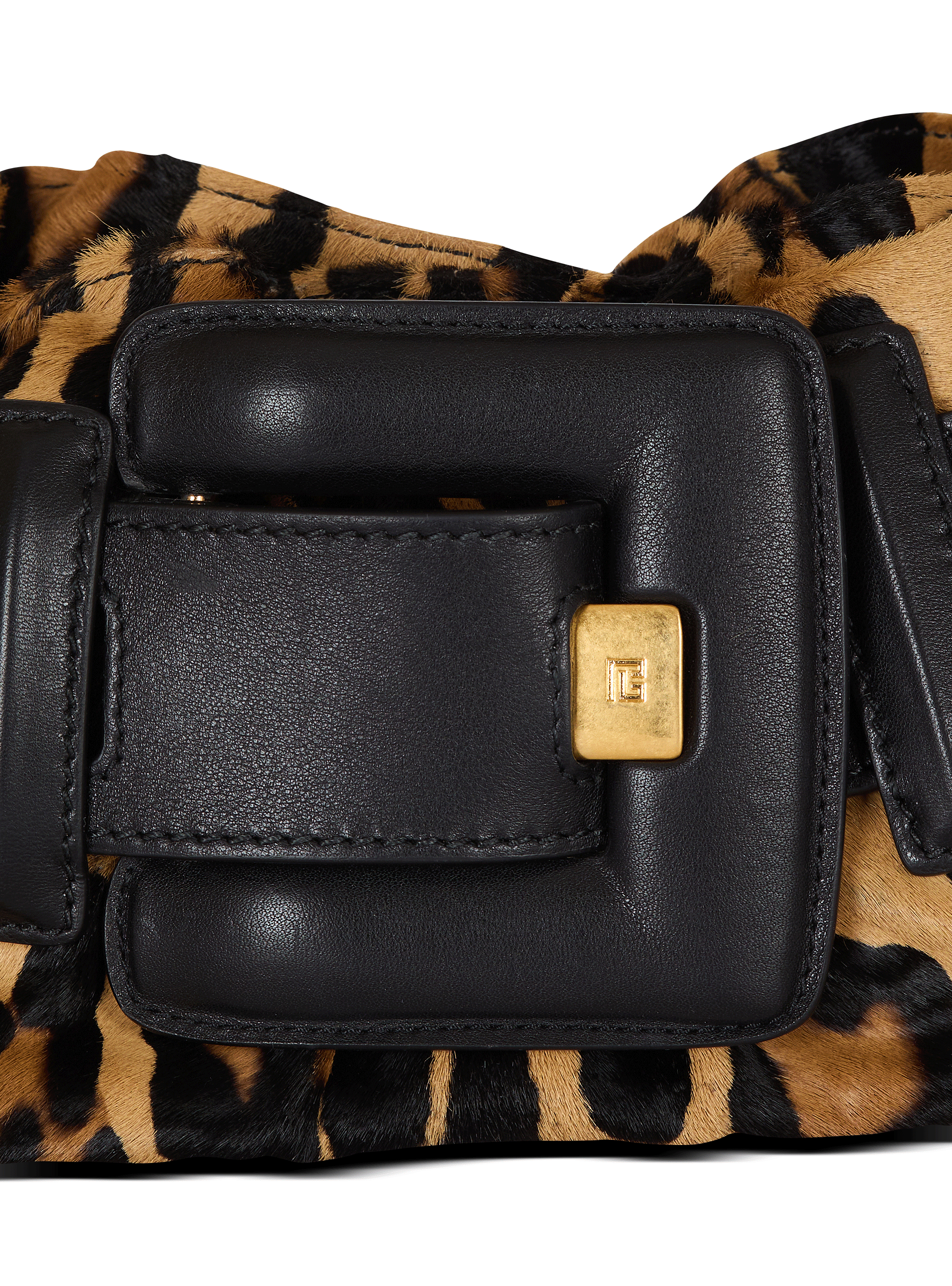 Anthem Mini ponyskin-style leopard print bag