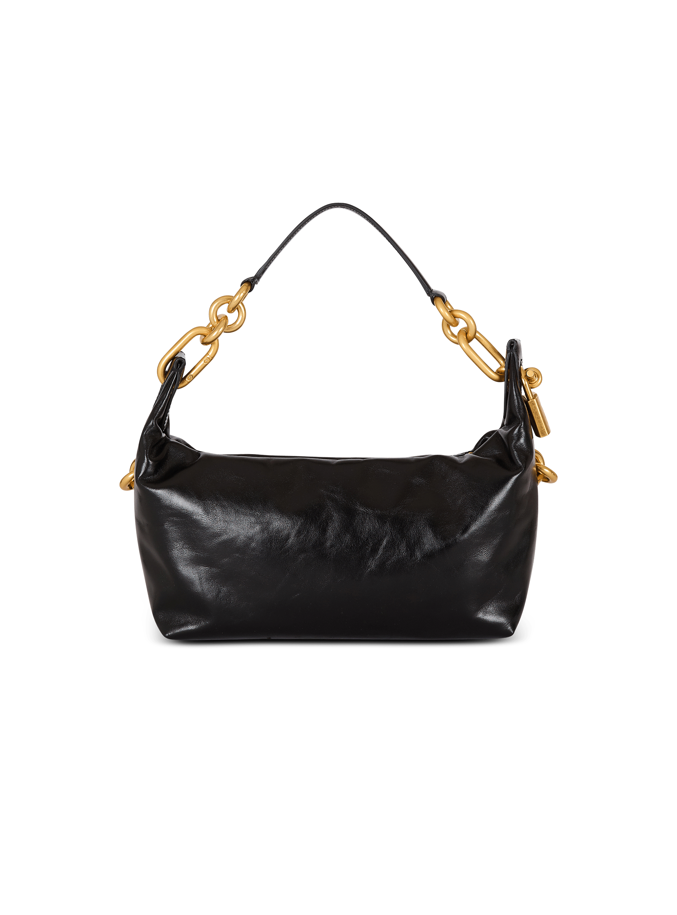 【BALMAIN】Sync カーフレザー製 ミディアムバッグ ブラック Sync Medium bag in calfskin leather - Women | BALMAIN