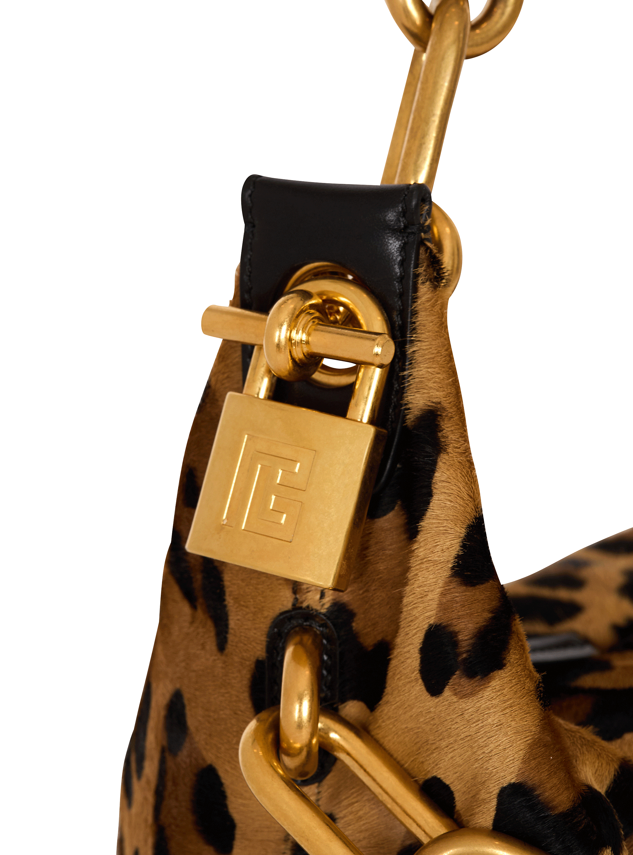 Sync Medium leopard print leather bag