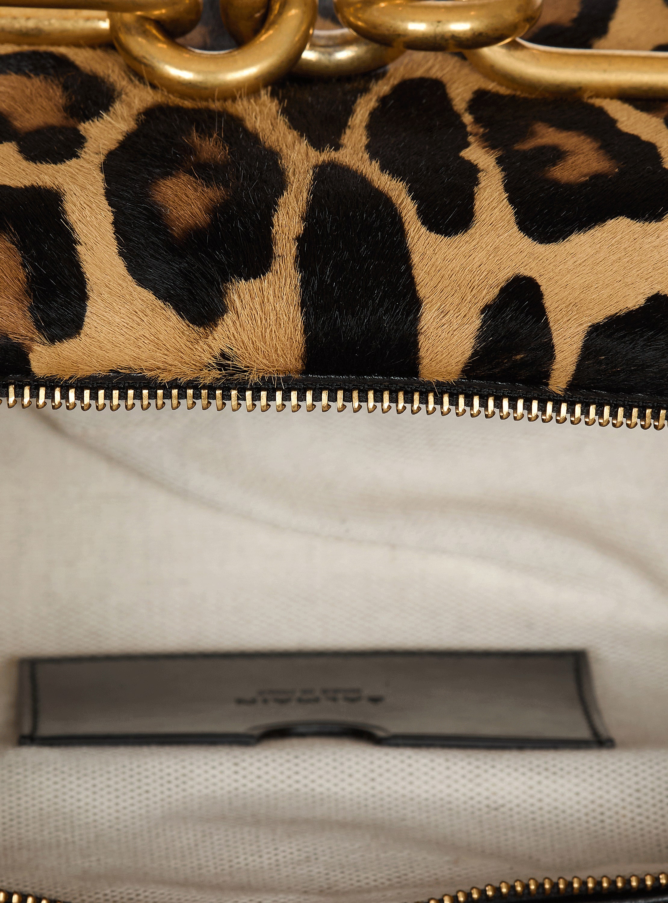 Sync Medium leopard print leather bag